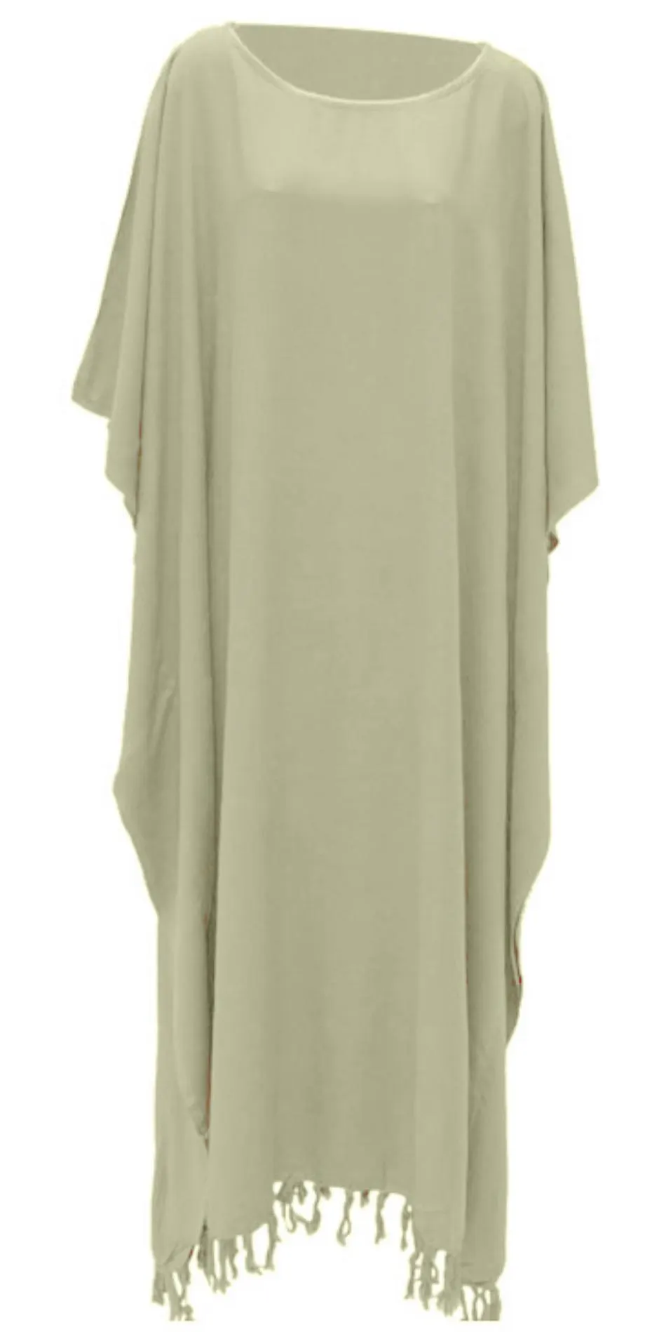Rayon Kaftan Dress – Handmade Full Length Plus Size Summer Cover-Up