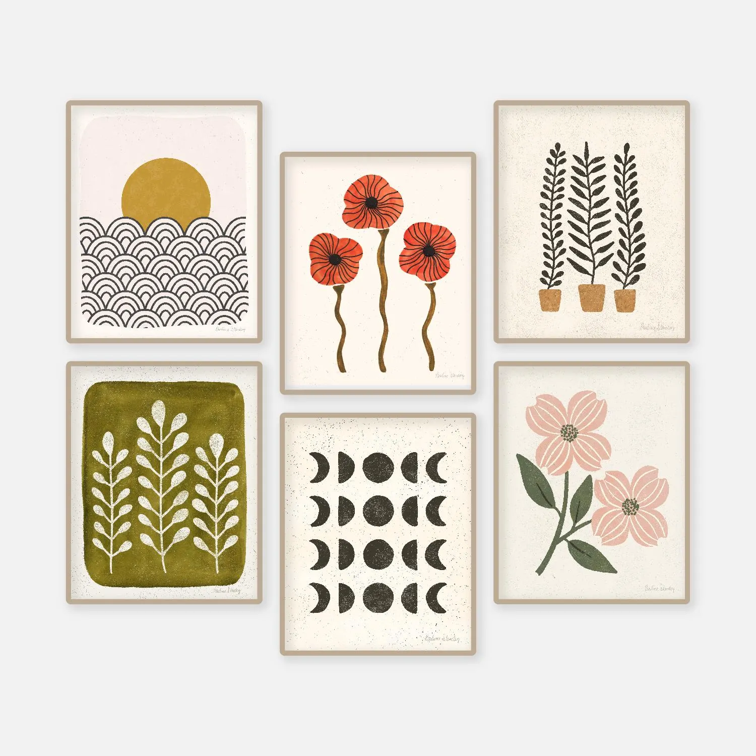 Vintage Bowls Wall Art Print - image 3