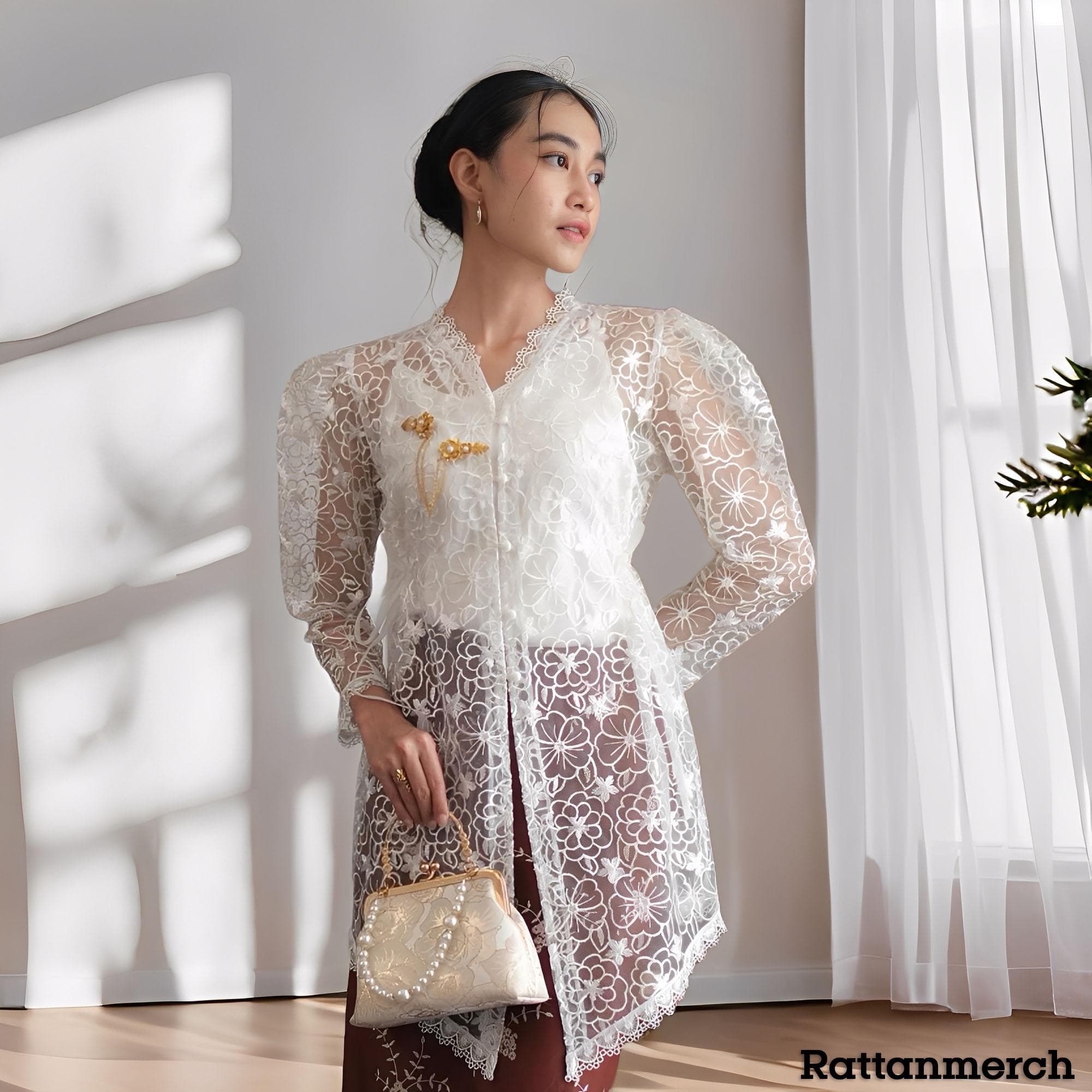 Kalima Modern Kebaya Elegant Top for Timeless Style,Bali Kebaya,Balinese Dress,Kebaya Bali,Bali Blouse,Balinese Kebaya,Kebaya Vintage