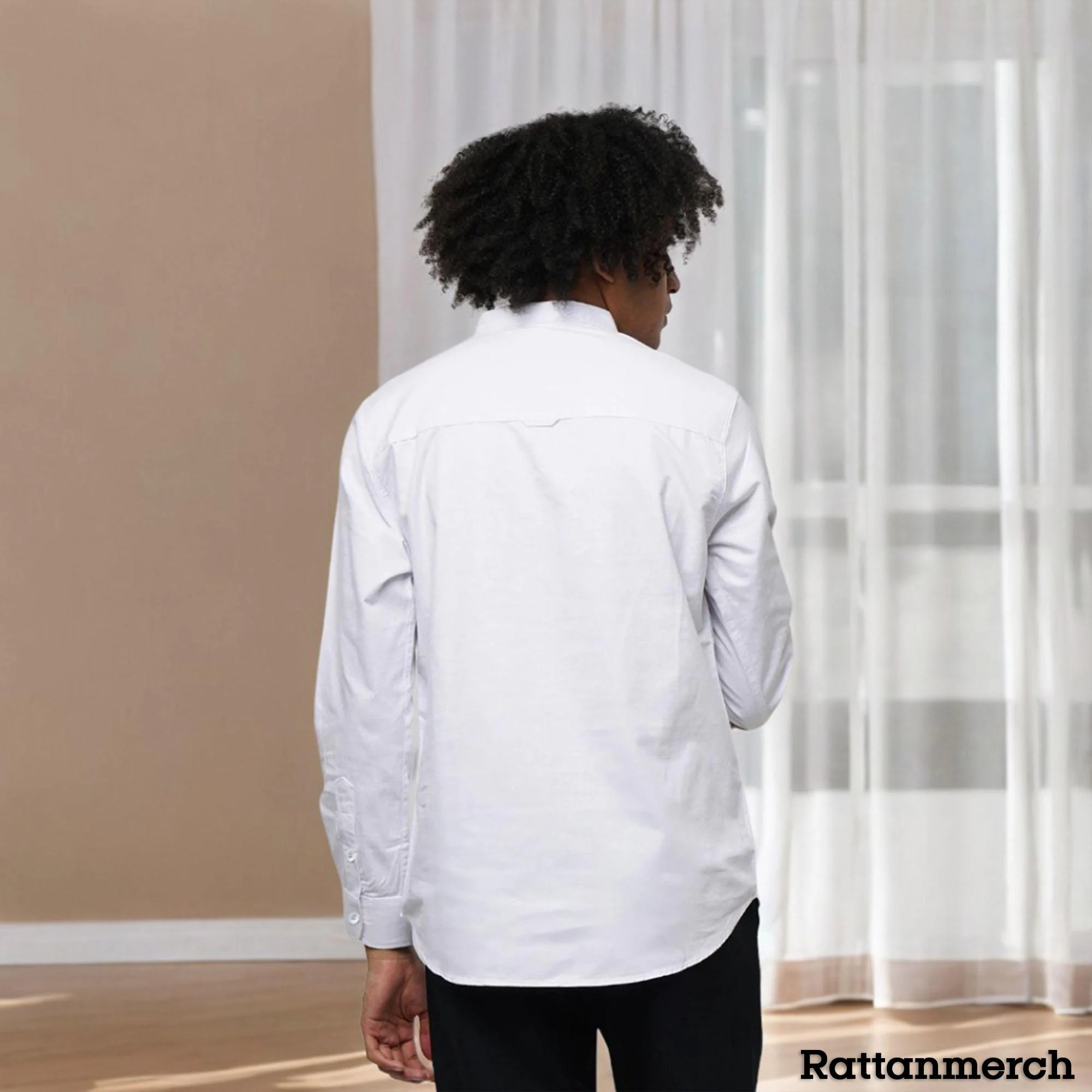 Men's Plain White Long Sleeve Shirt Soft Twill Material,Cotton Koko Shirt,Black Koko Shirt,Muslim Men's Wear,Islamic Clothing,Modest Menswea