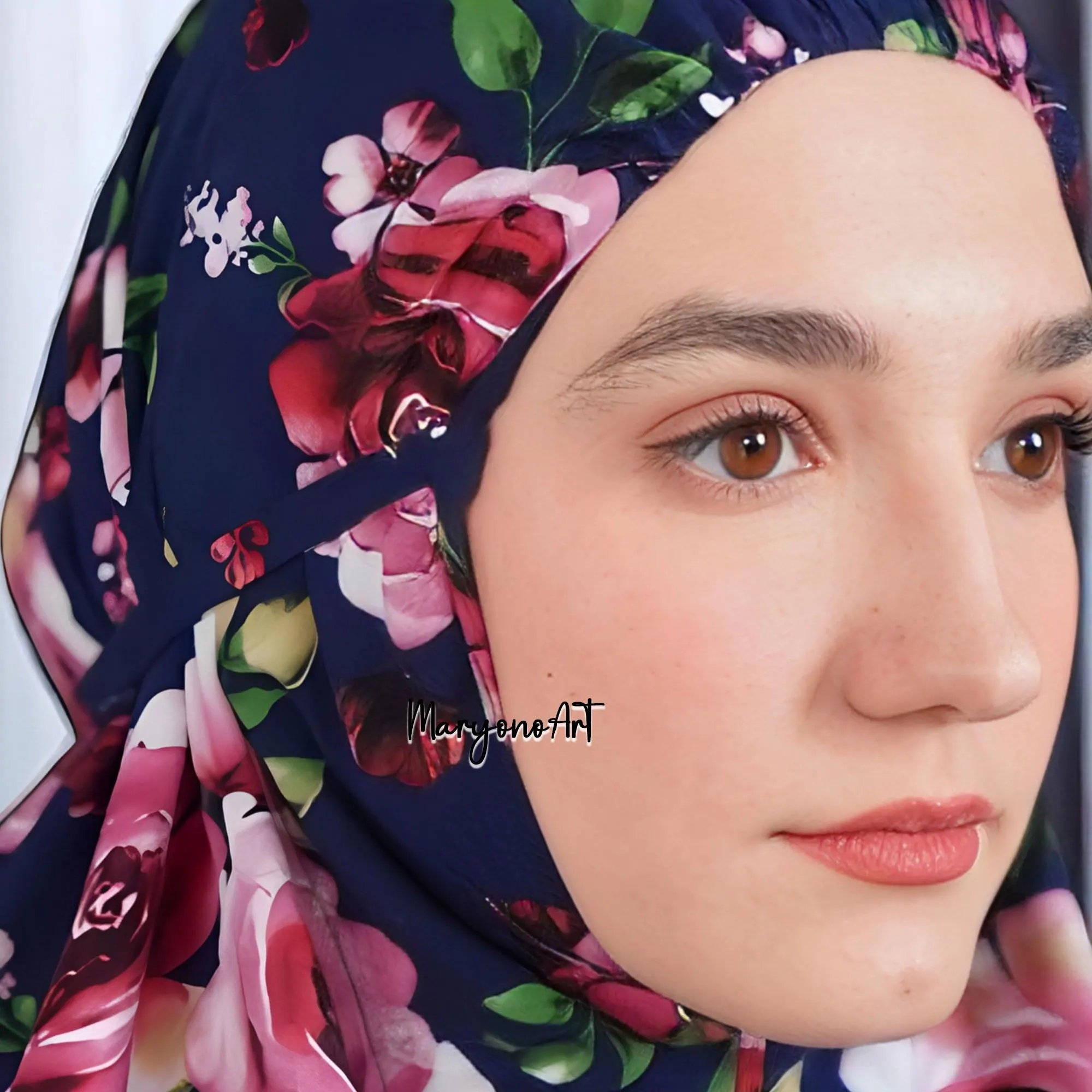 Ganashri Baheeja Elegant and Comfortable Navy Mukena,Mukena,Muslim Prayer Dress,Muslim Prayer Attire,Prayer Outfit,Muslim Prayer Clothes
