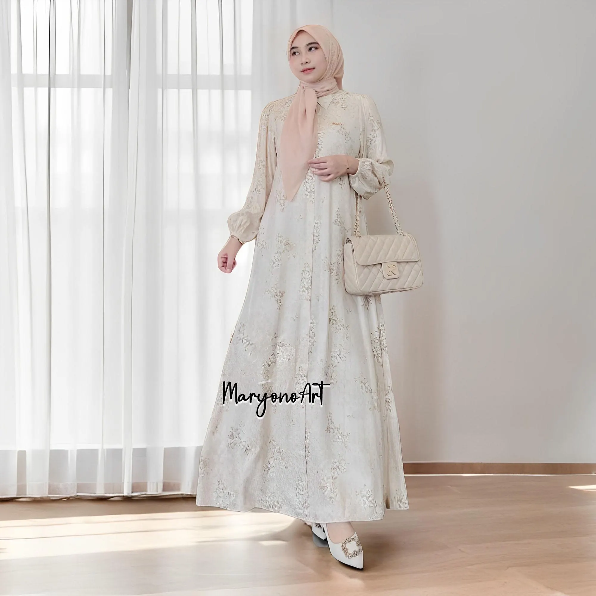Velma Dress Gamis Rayon Jacquard Elegant and Comfortable,Muslim Dress,Muslim Dress Wedding,Women Muslim Attire,Women Islamic Dress