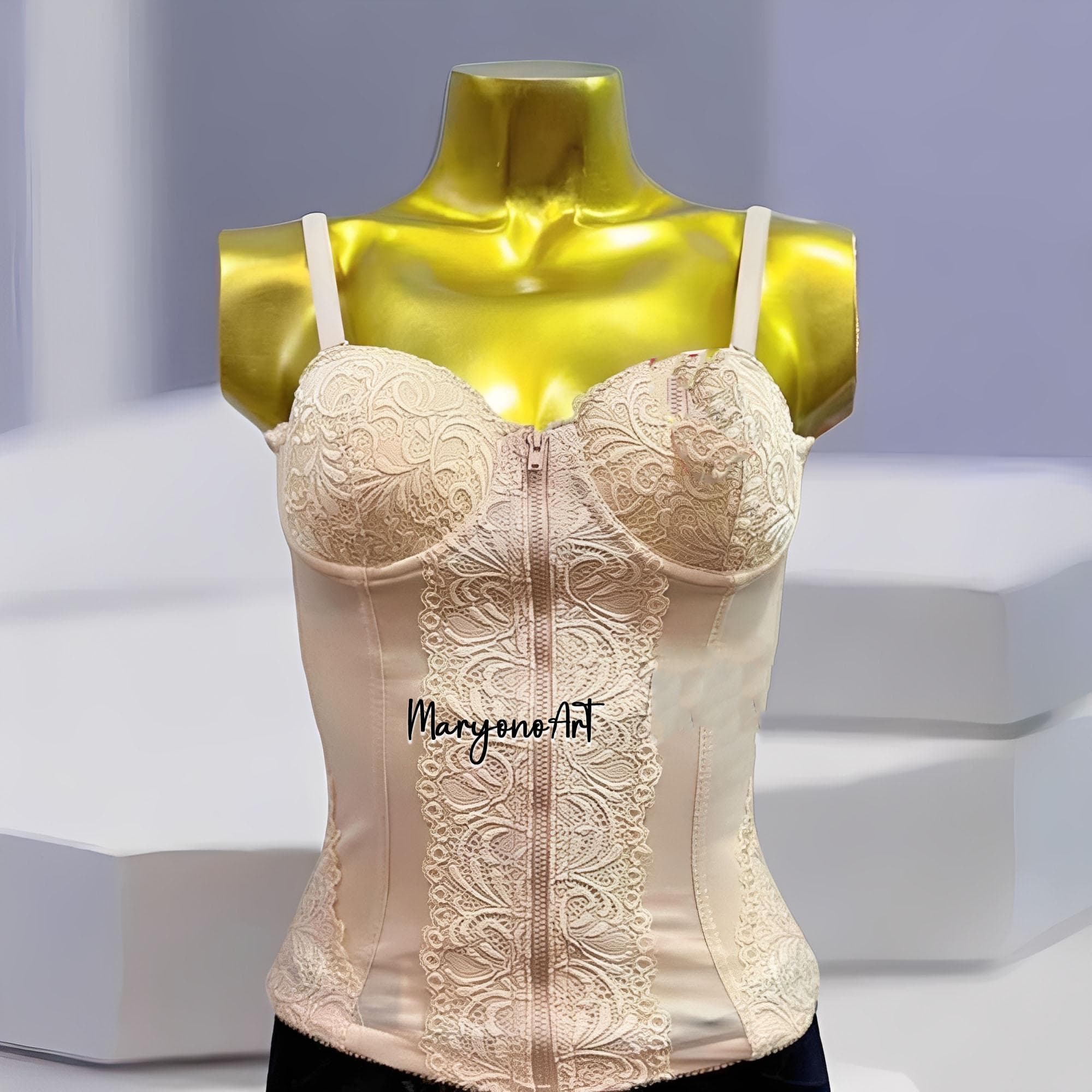 Golden Nick Longtorso Premium Corset Elegant Inner Support for Kebaya,Long Torso Fashion,Long Torso Tops,Long Torso Dress,Long Torso Shirt