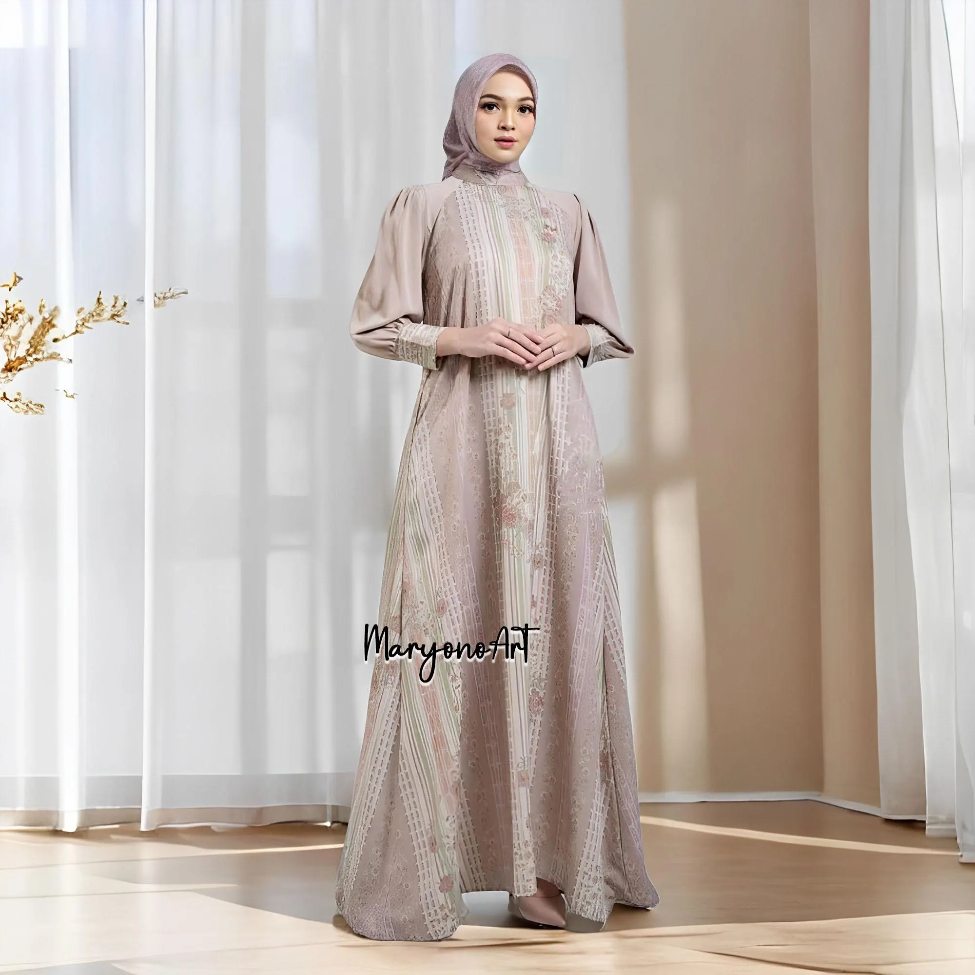 Kamila Dress Elegant and Modern Gamis to Wear,Muslim Dress,Muslim Dress Wedding,Women Muslim Attire,Women Islamic Dress,Islamic Dress