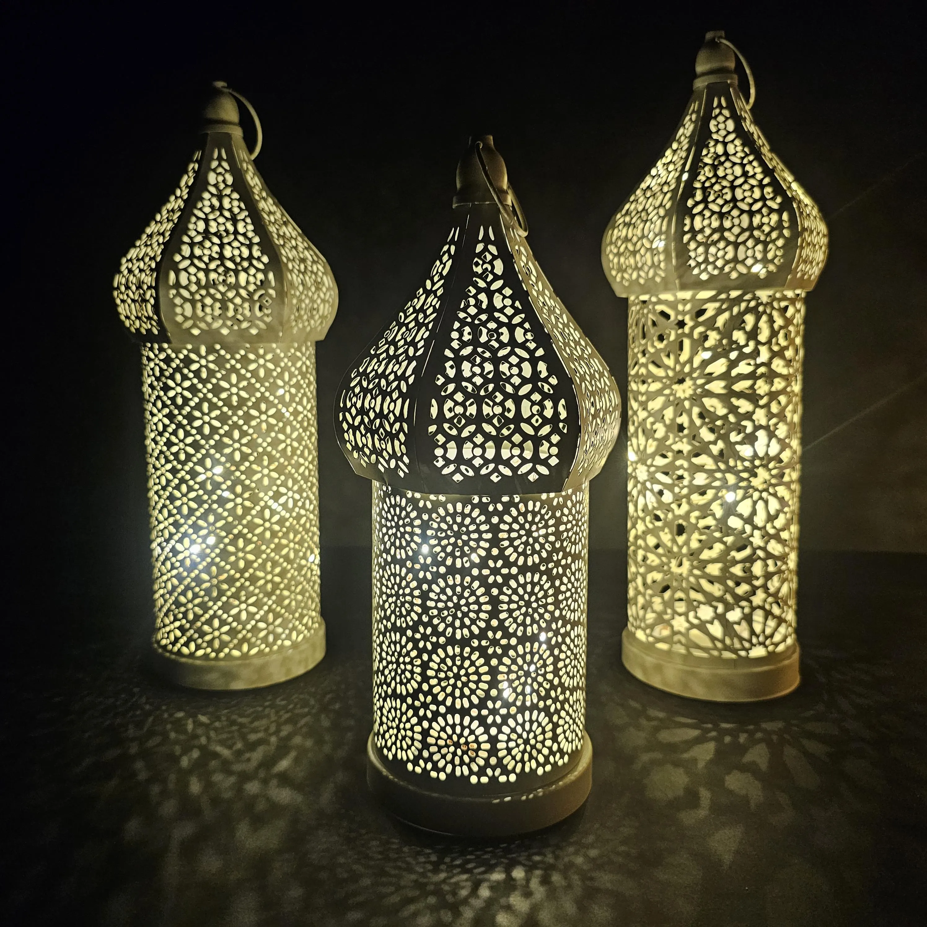 Ramadan Lantern, Ramadan decore, Islamic Gift, Fanos Ramadan, light lantern, Ramadan gifts, eid gifts, gold lantern, Ramadan decoration - image 2