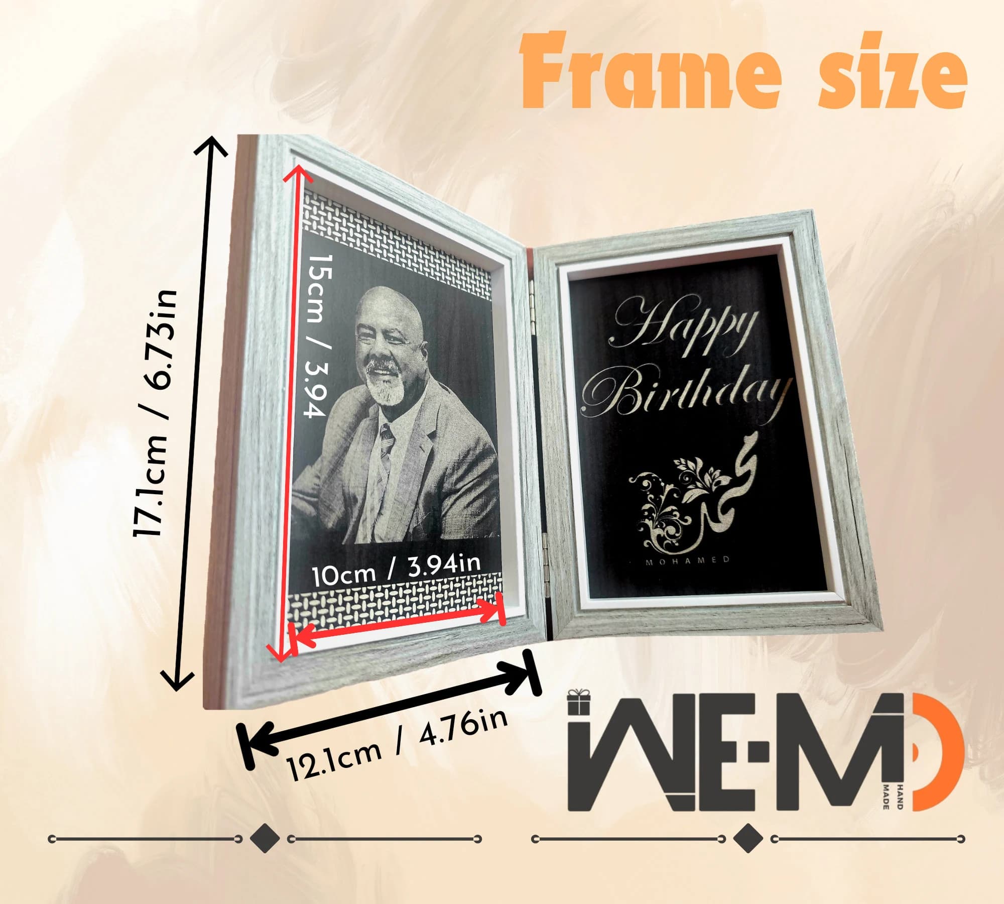 photo frame dimensions