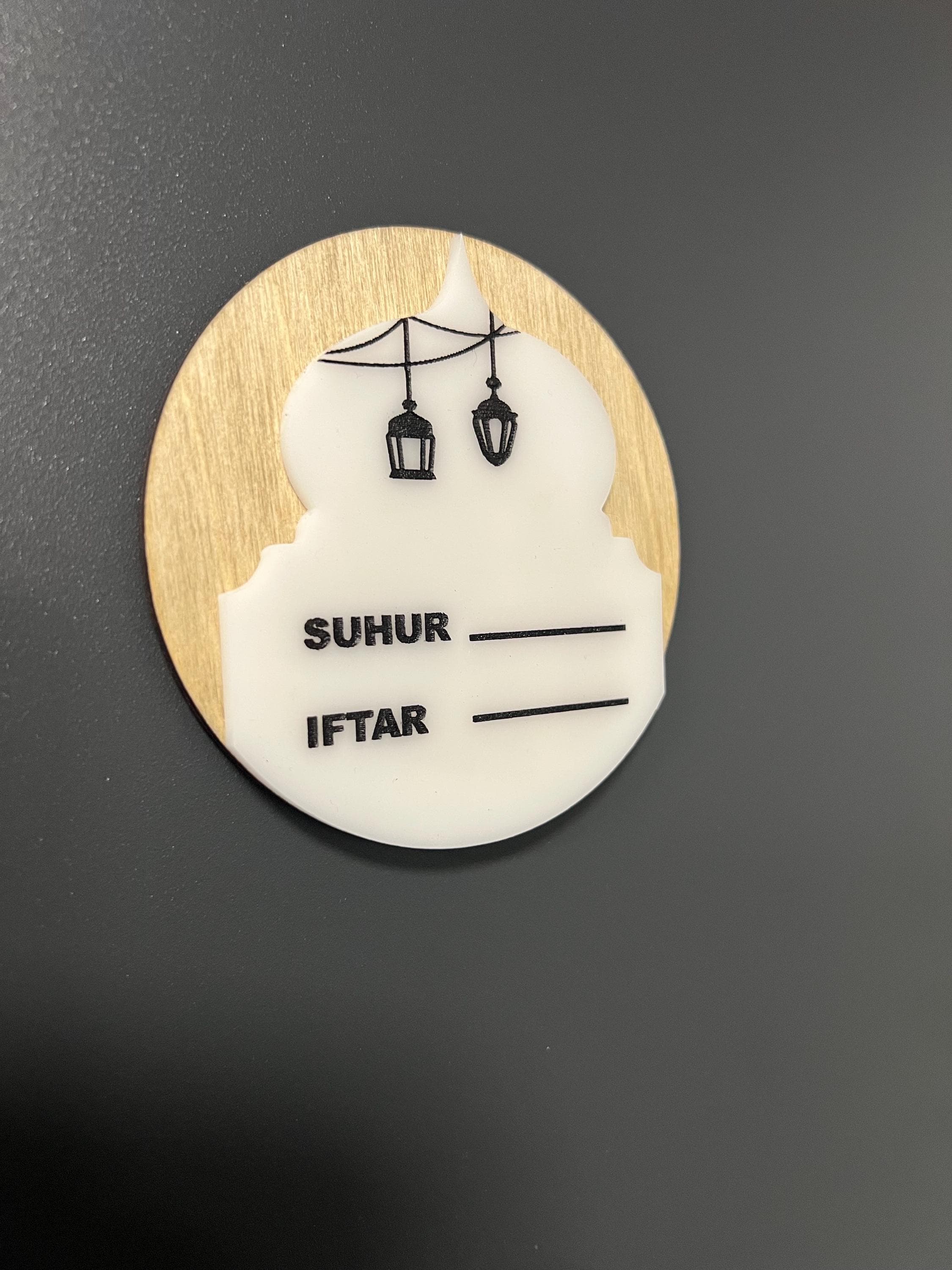 Ramadan Suhur & Iftar Time Magnets | Customizable Daily Tracker | Islamic Kitchen Decor | Ramadan Prayer Schedule Organize | Islamic Gift - image 5