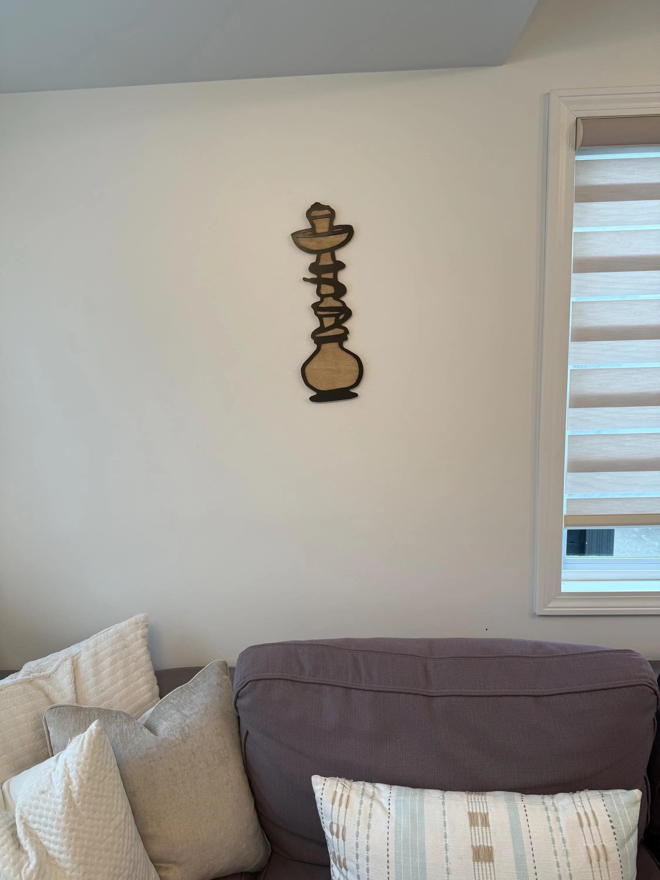 Hookah Wall Decor – Modern Hookah Lounge Art |  Wood Wall Sign | Hookah Bar Decor | Smoke Lounge Aesthetic - image 4