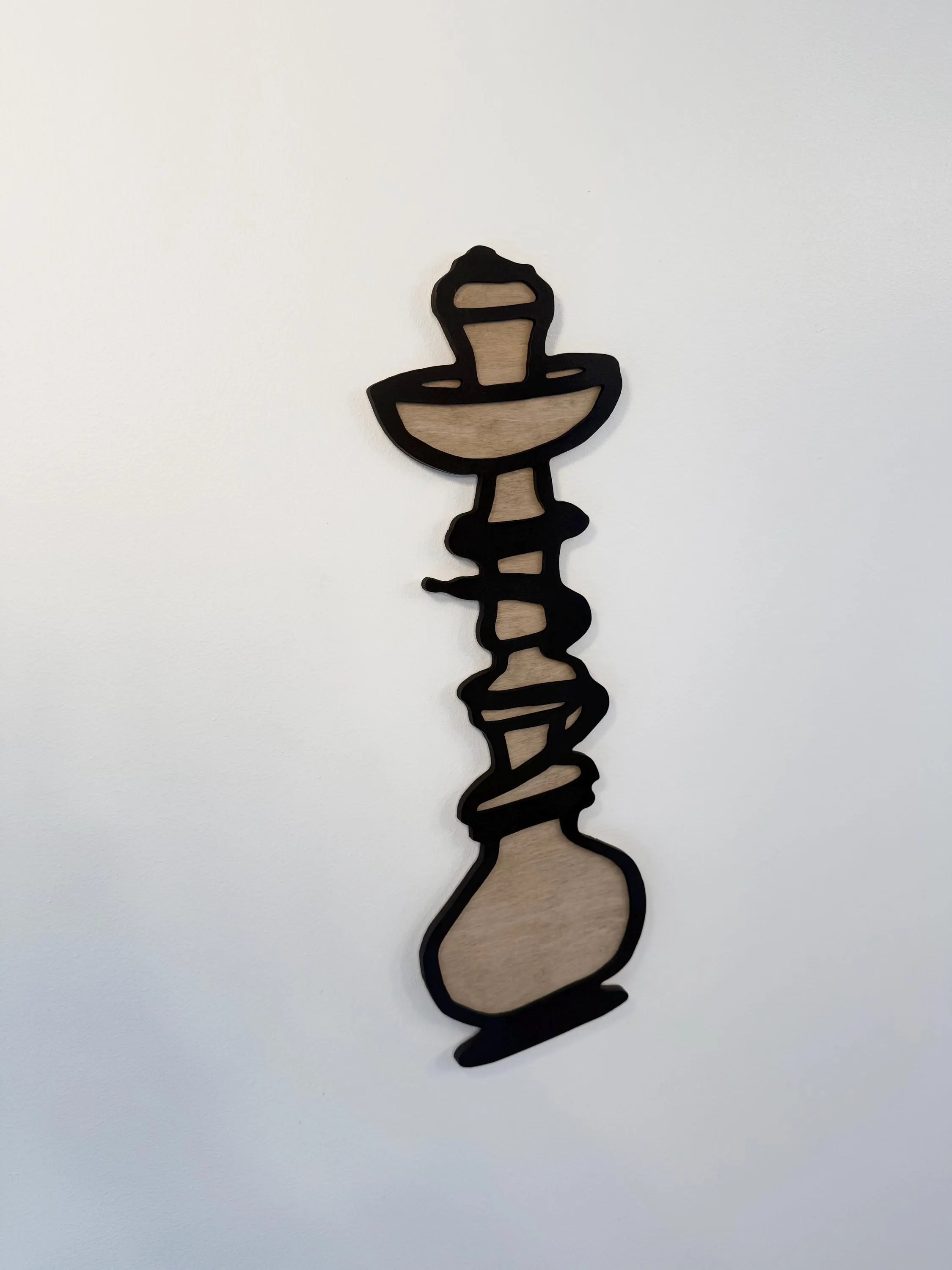 Hookah Wall Decor – Modern Hookah Lounge Art |  Wood Wall Sign | Hookah Bar Decor | Smoke Lounge Aesthetic