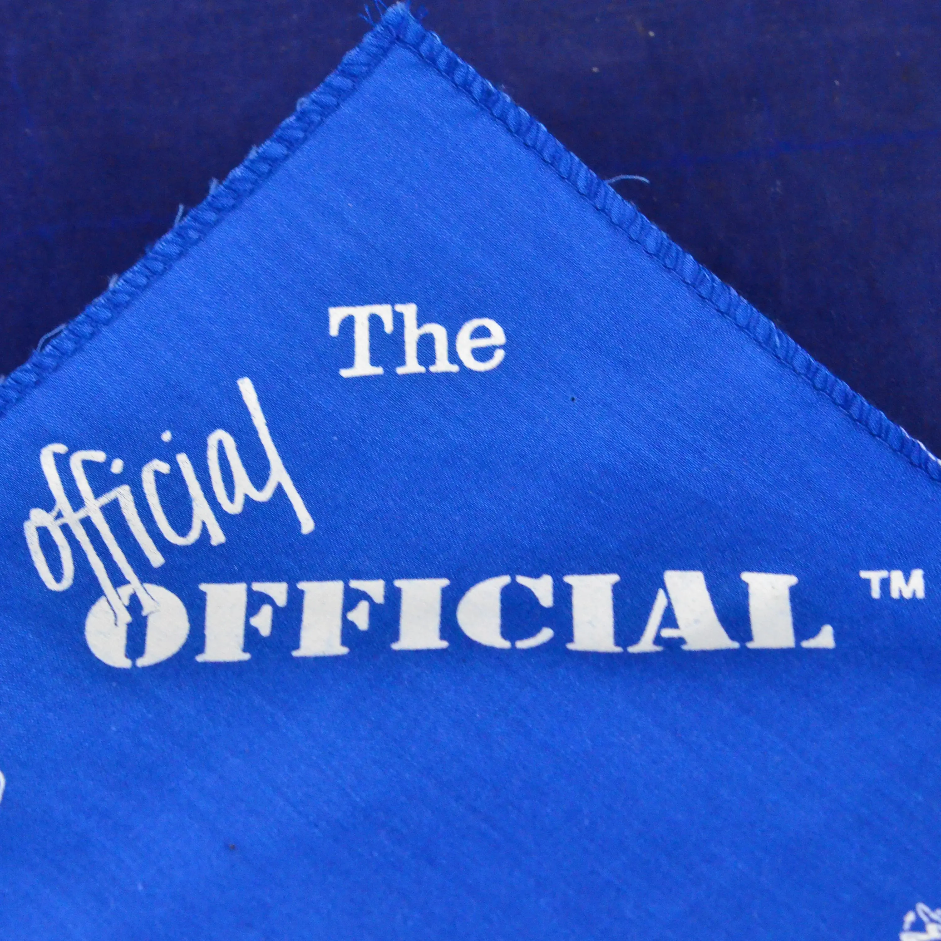 Vintage BYU Official Bandana Handkerchief Samford 1992 – Basketball Referee Hand Signal - Hewlett Packard - BYU Bookstore - Souvenir - image 3