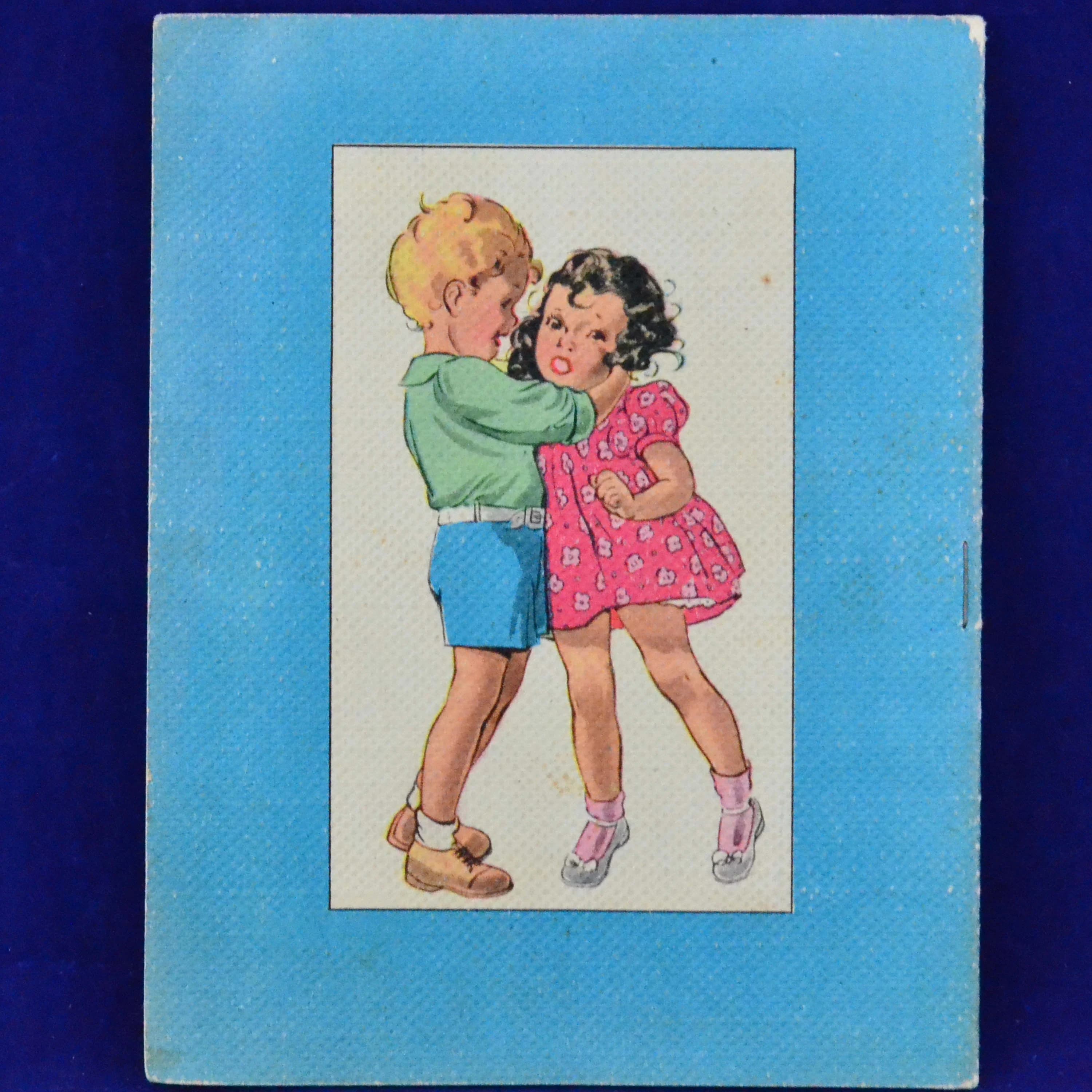 My Book of Mother Goose - Vintage Children's Book c. 1940s - Linen Finish - Printed In USA - Vintage Illustrations - Nursery Rhyme - Toddler - image 3