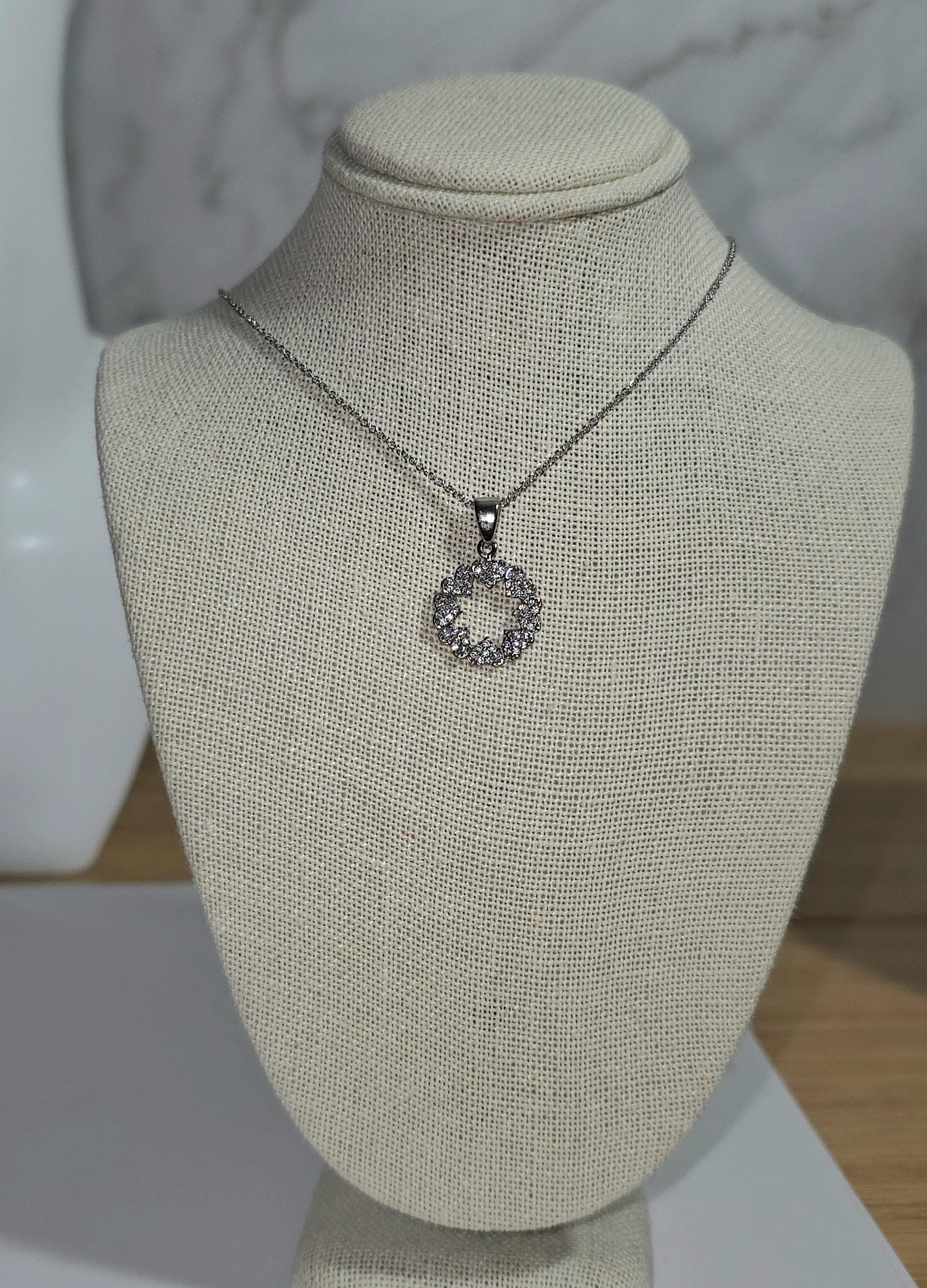 Dainty Minimalist Tree of Life Pendant Diamond Necklace -  Icy Tree of Life Jewelry, Tree Symbolism, Family Tree, Strength Jewelry - image 4