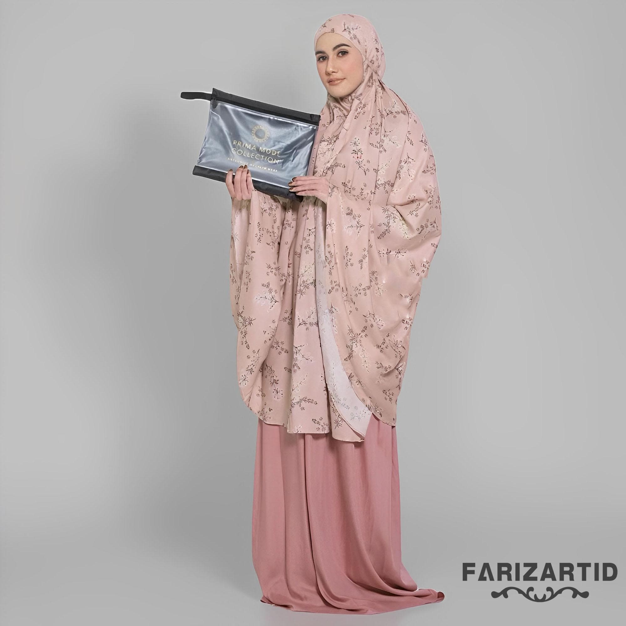 Azura Flowly Cotton Mukena – Deluxe 2in1 Prayer Set for Travel Home, Muslim Prayer Attire, Prayer Outfit, Muslim Prayer