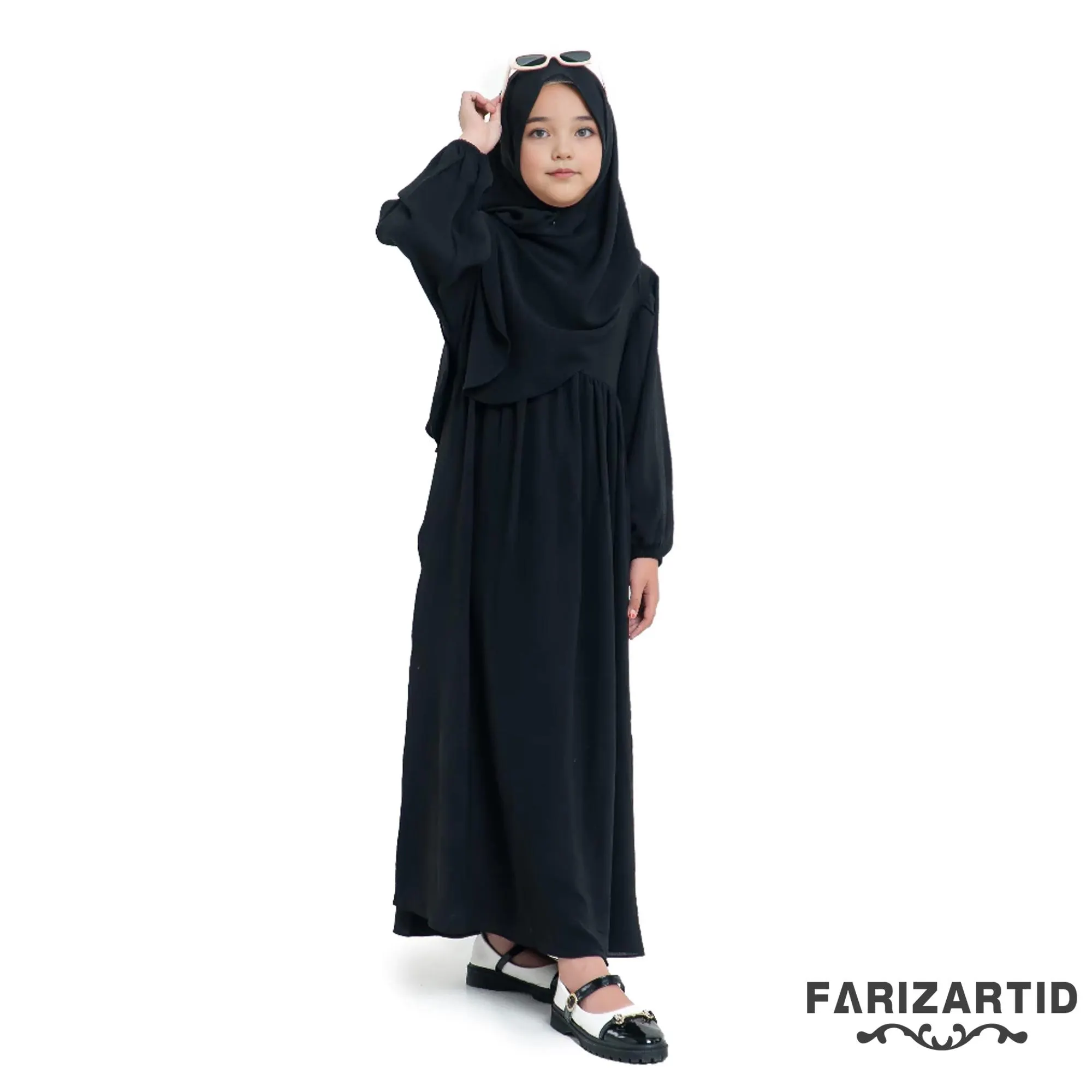 Rummi Kids Gamis Syar'i Children Elegant Design & Soft to Wear,Muslim Dress, Kids Abaya, Girls Abaya, Islamic Kids Wear, Girls Islamic Wear