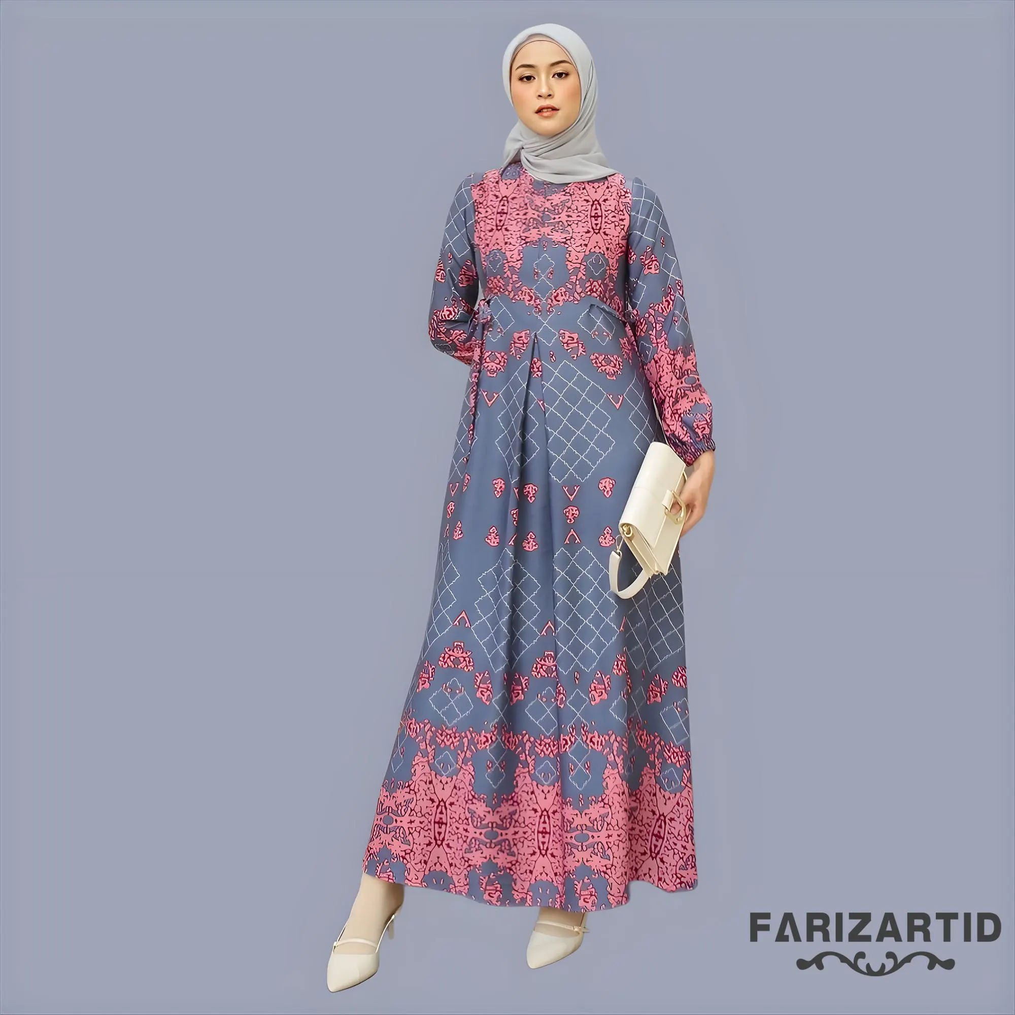 Viona Gamis Dress Elegant Maksmara Fabric Breastfeeding Friendly,Muslim Dress,Muslim Dress Wedding,Women Muslim Attire,Women Islamic Dress