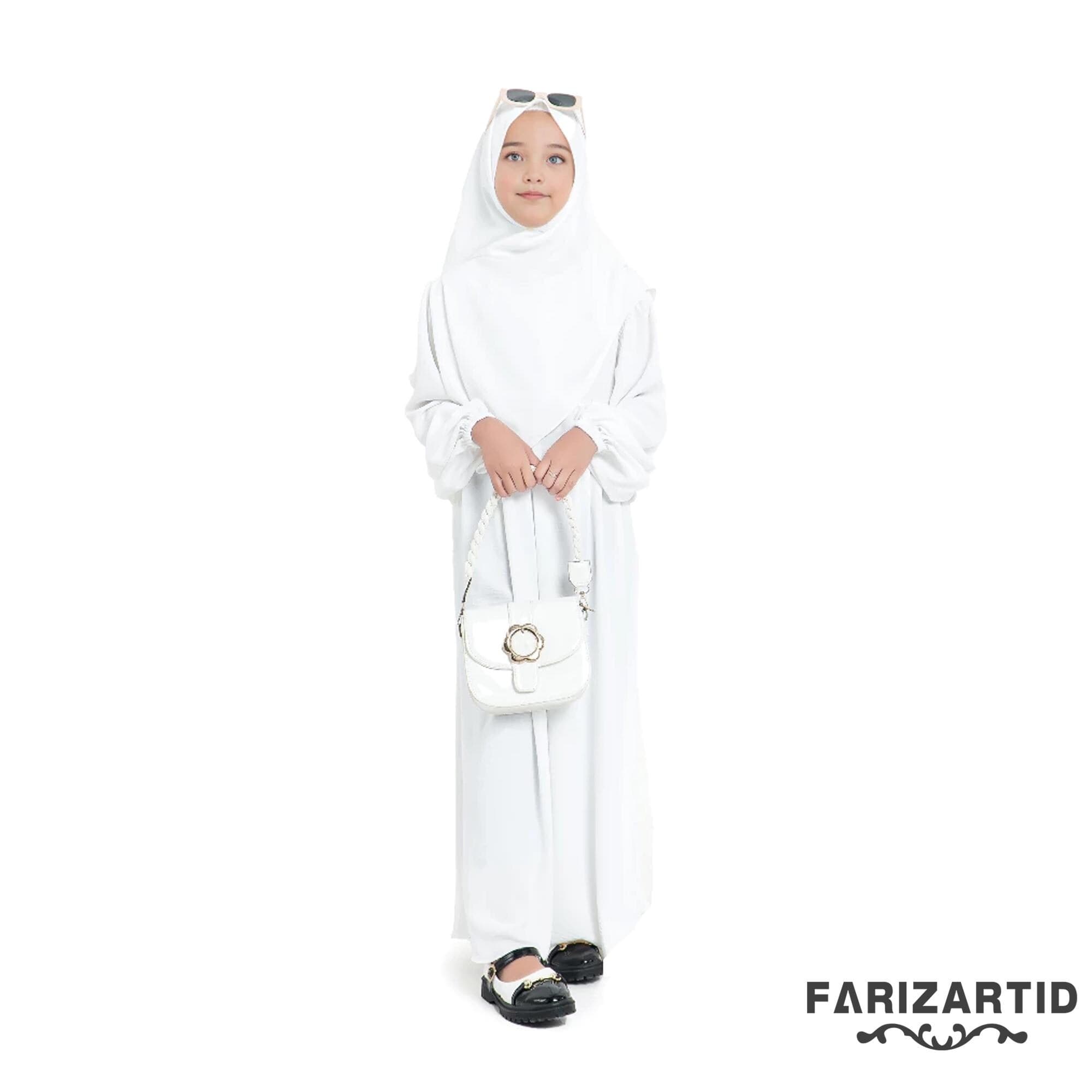 Rummi Kids Gamis Syar'i Children Elegant Design & Soft to Wear,Muslim Dress, Kids Abaya, Girls Abaya, Islamic Kids Wear, Girls Islamic Wear