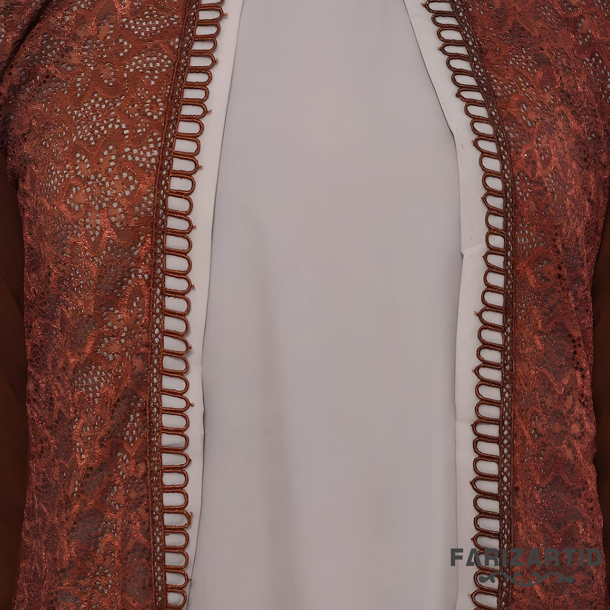 Elegant Kamila Brown Gamis: Premium Design for Modern Muslim Women, Muslim Dress, Muslim Dress Wedding, Women Islamic Dress, Caftan