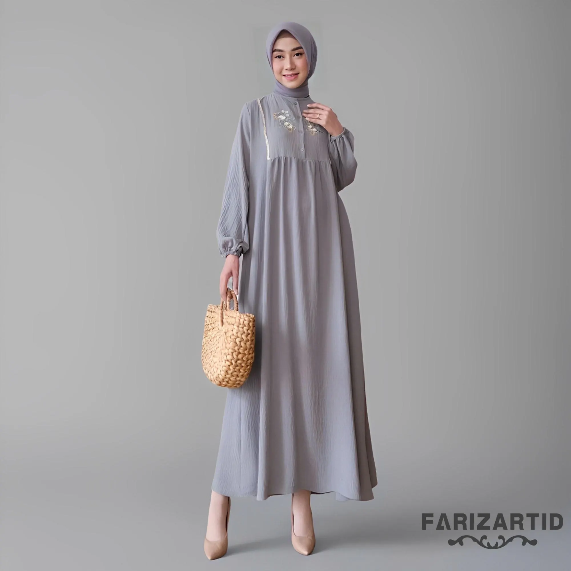 Karima Homey Dress: Stylish and Comfortable Dress for Every Occasion, Muslimah fashion, Muslim Women, Women Dress, Islamic Dress - image 4