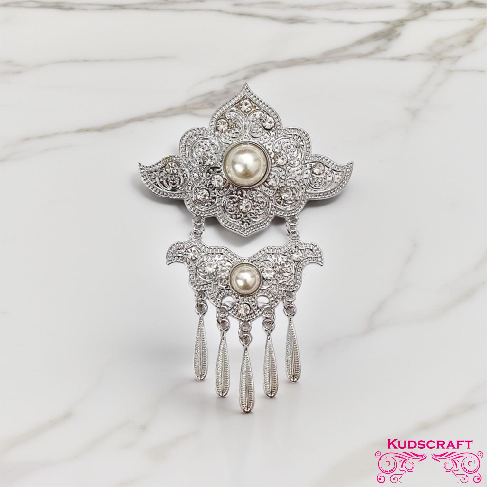 Stacked Ethnic Brooch for Traditional Kebaya, kebaya Brooch, Traditional Brooch, Elegant Brooch, Ethnic brooch, Wedding brooch