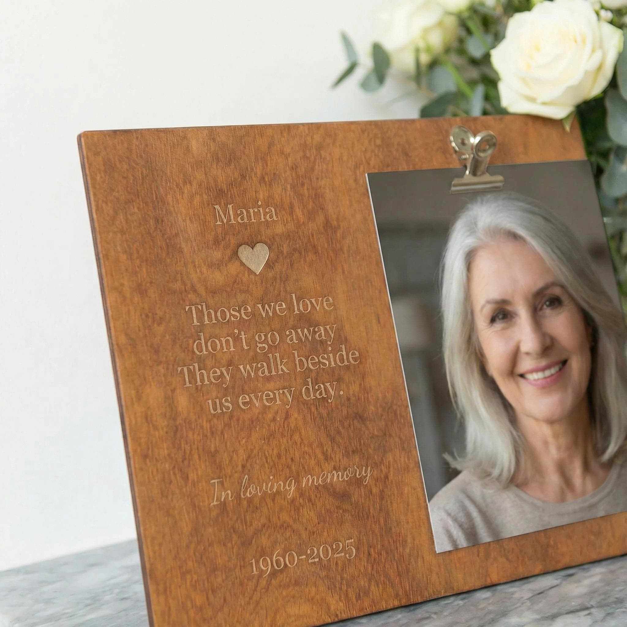Mother Memorial Plaque, Sympathy Remembrance Wall Decor, Personalized Memorial Sign for Mom, Wooden Memory Keepsake of Mother - image 3
