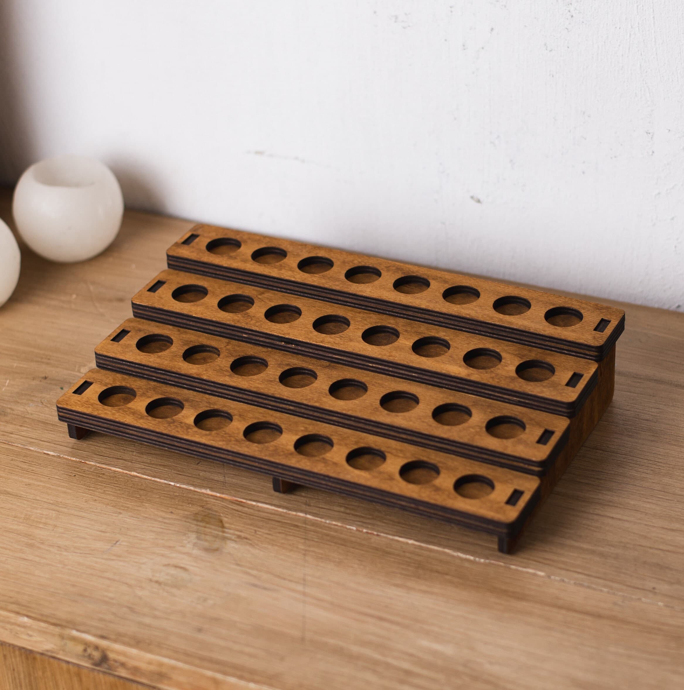 Essential oil stand, Essential oil holder, Essential oil rack, Wooden essential oil storage, Essential oil organizer, Essential oil shelf - image 5