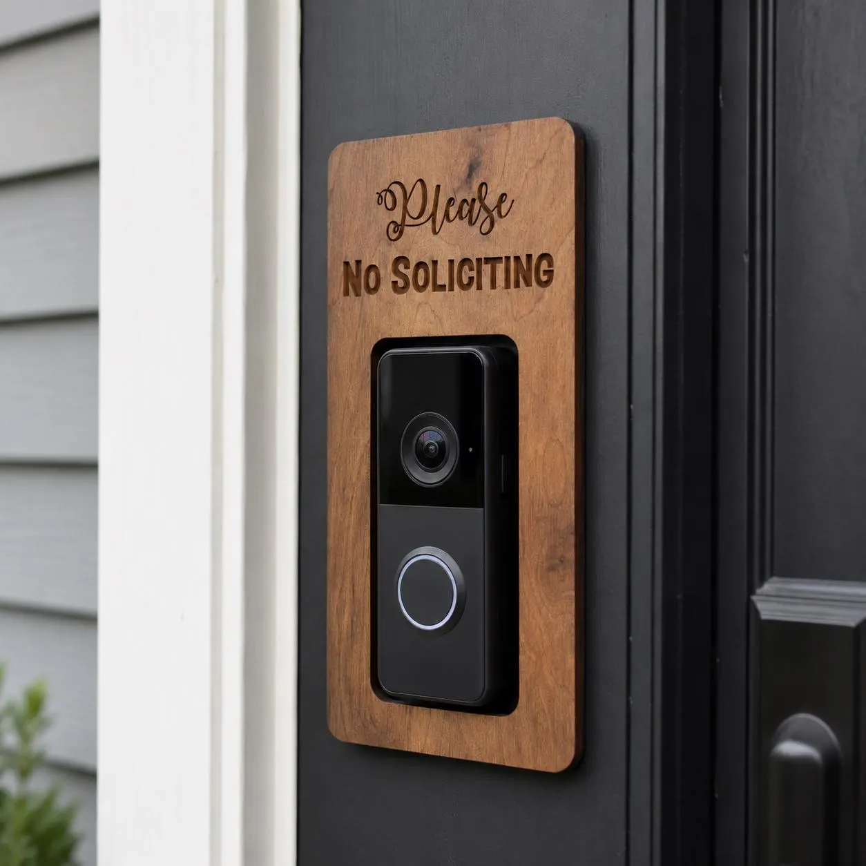Video Doorbell Frame, Doorbell Cover Frame, Smart Doorbell Trim, Doorbell Wall Frame, Front Door Decor, Entryway Accessory