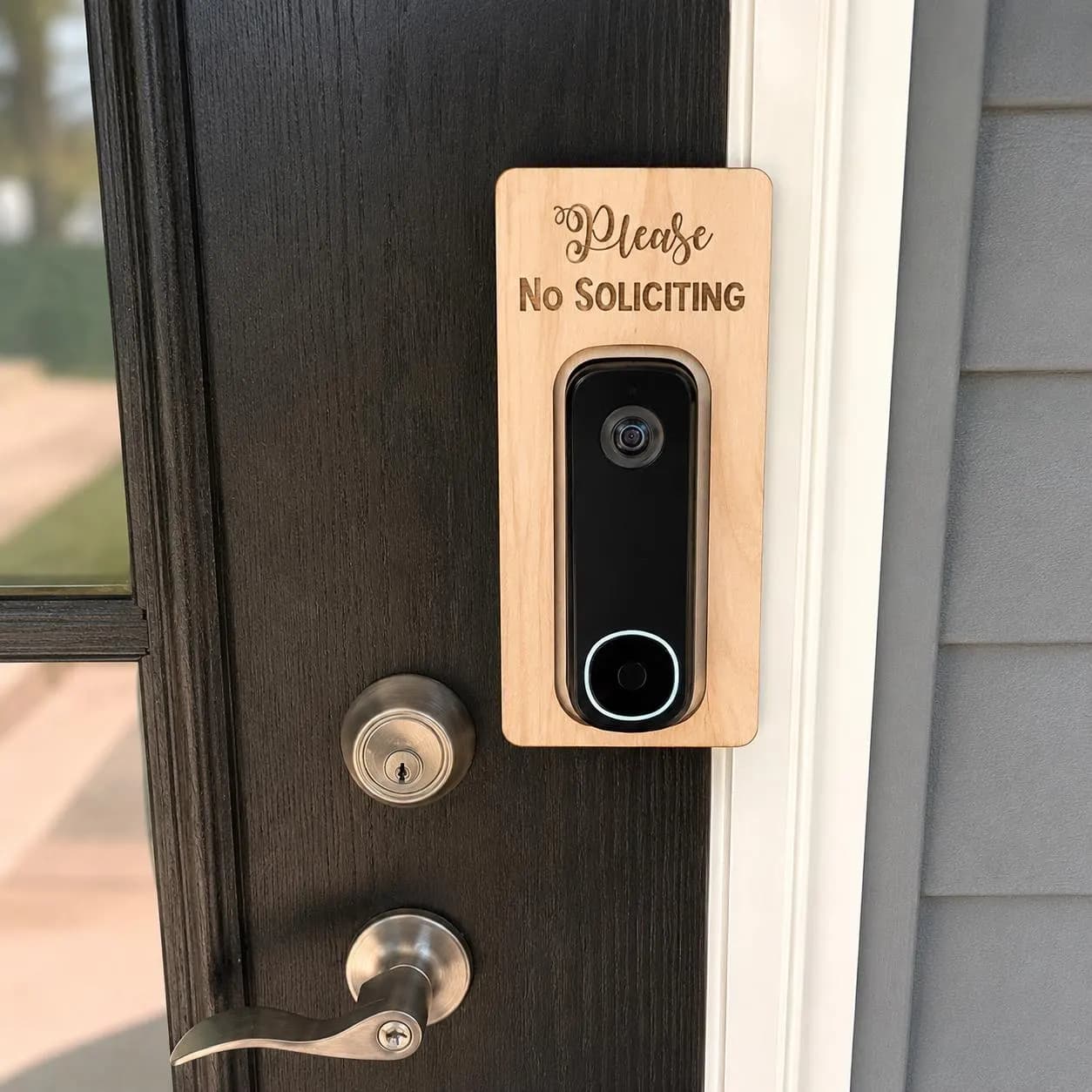 Video Doorbell Frame, Doorbell Cover Frame, Smart Doorbell Trim, Doorbell Wall Frame, Front Door Decor, Entryway Accessory - image 3