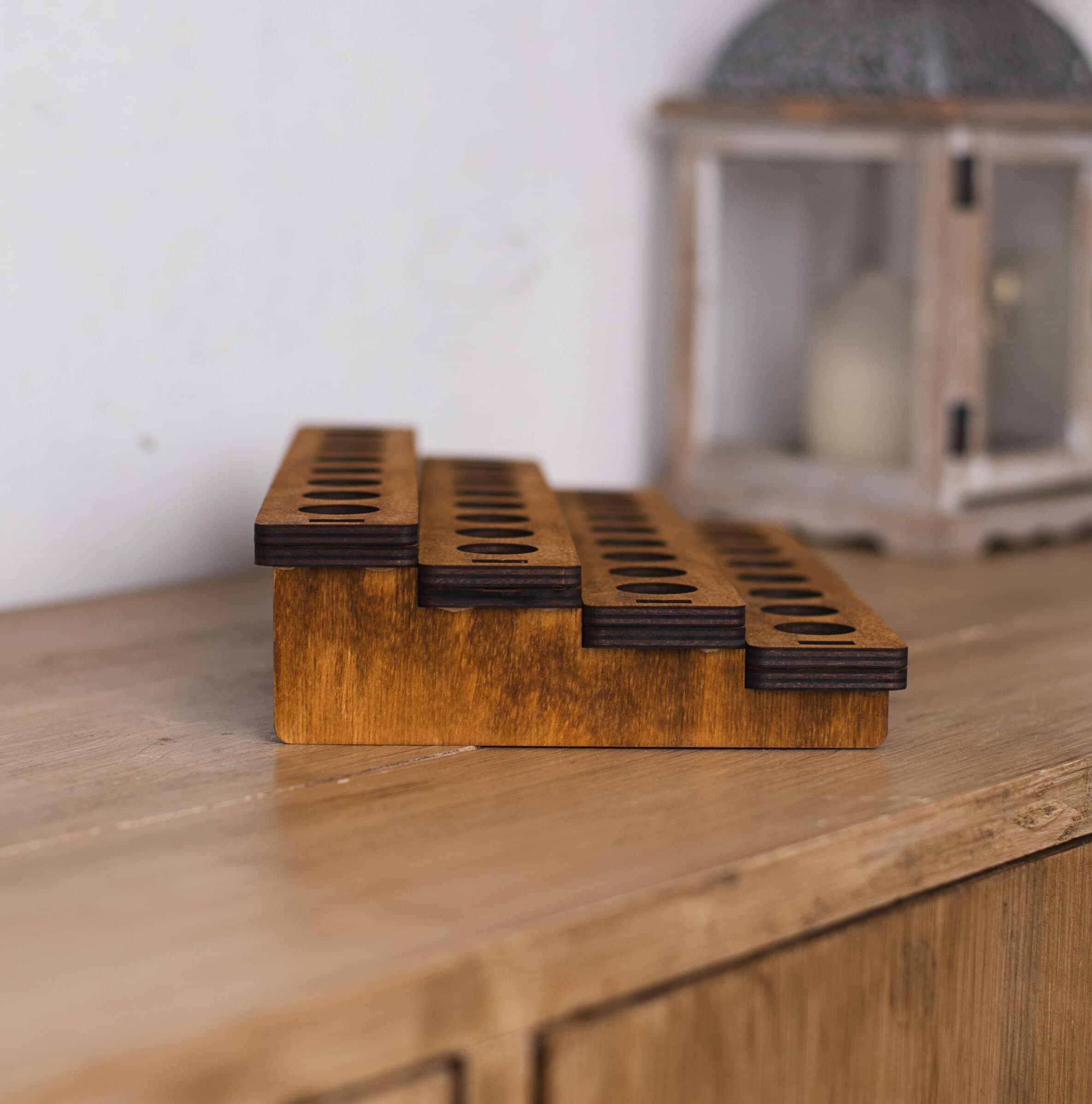Essential oil stand, Essential oil holder, Essential oil rack, Wooden essential oil storage, Essential oil organizer, Essential oil shelf - image 4