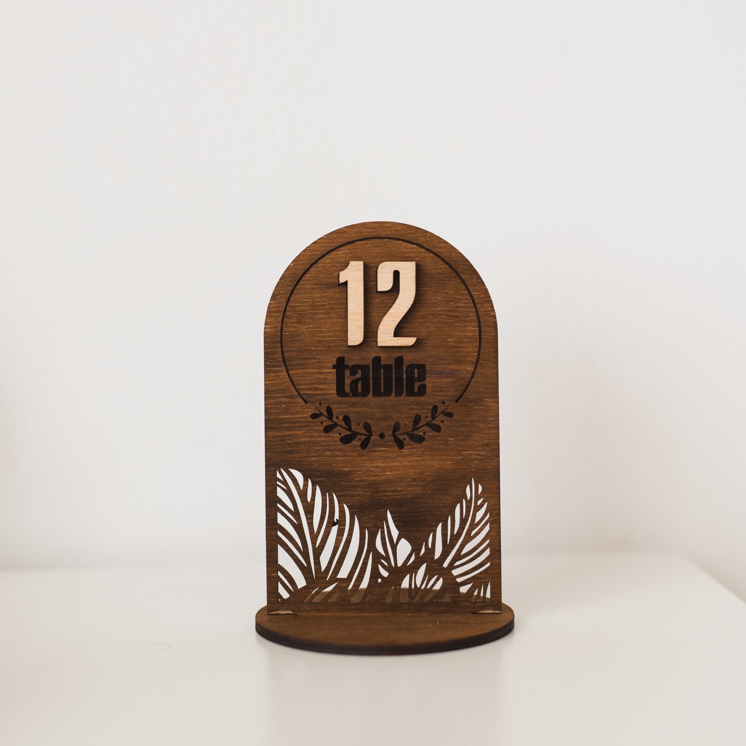 Wedding table numbers wooden, Table number holders, Wooden table numbers, Arch table number, Simple table number, Floral table number