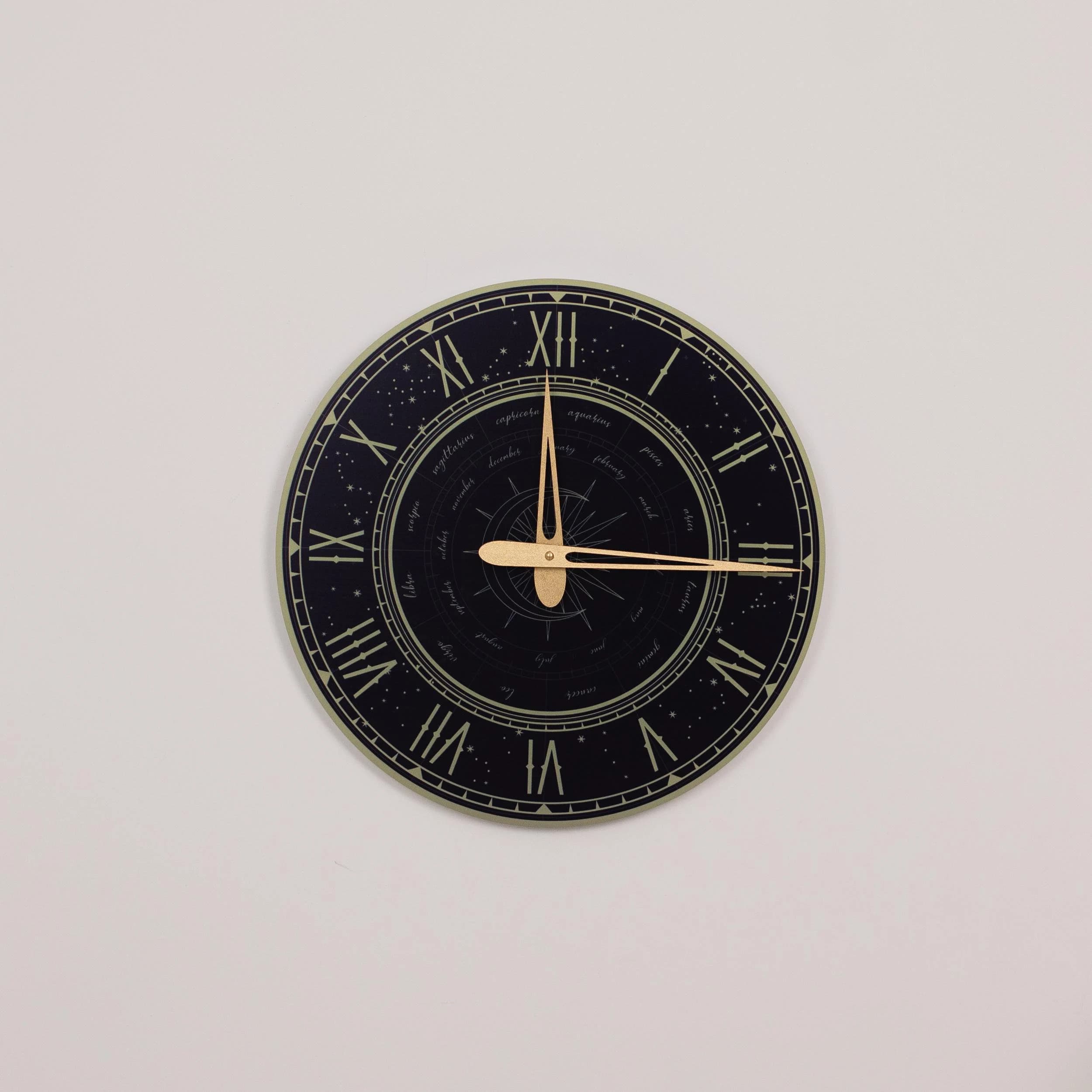 Constellation Clock Wall Art, Minimalist Star Map Timepiece, Wooden Cosmic Night Sky Decor, Modern Astronomical Wall Clock,Nordic Home Decor - image 3