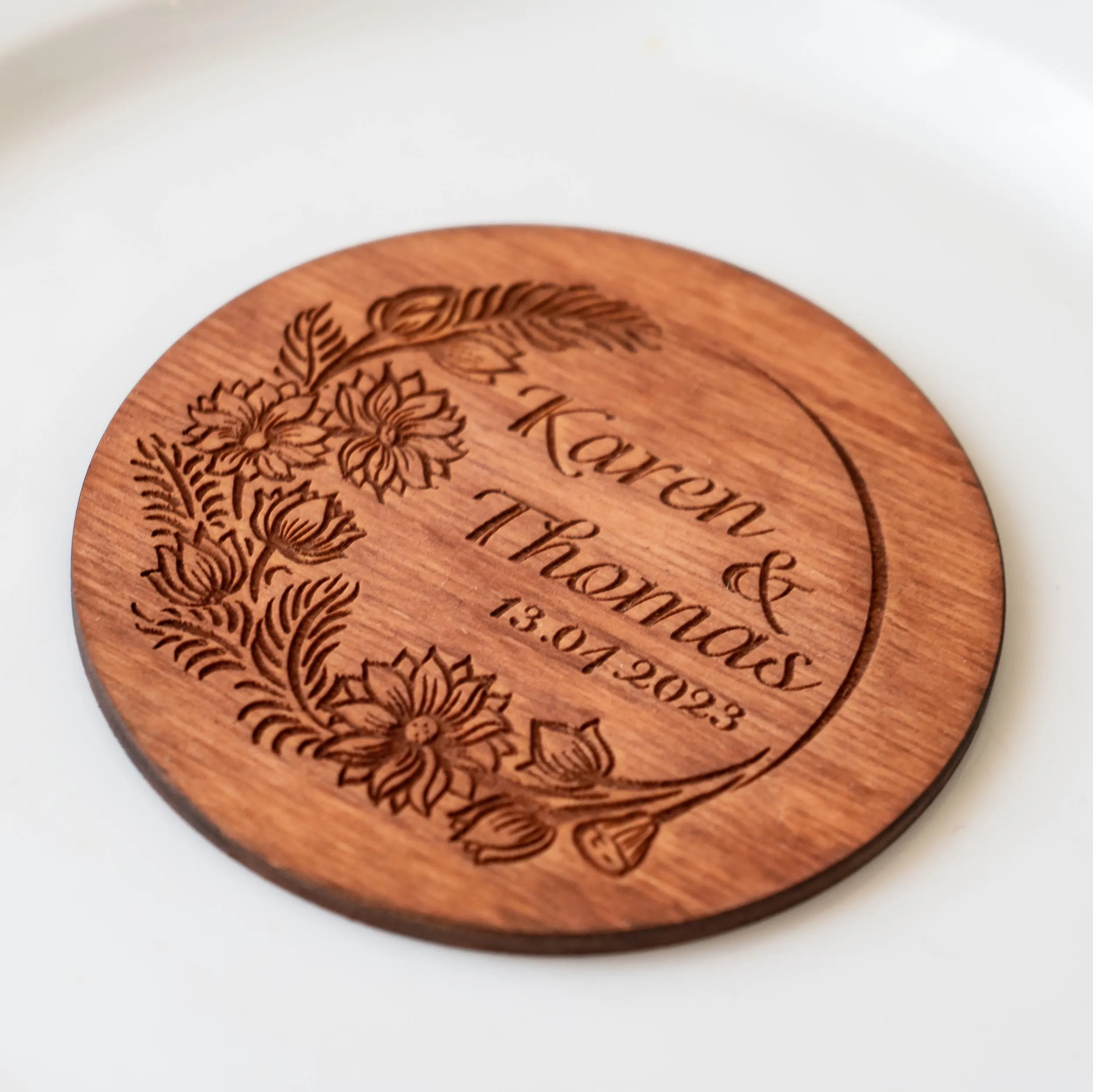 Wedding favors in bulk coasters, Personalized wedding favor coasters, Wedding party favors in bulk rustic, Wedding gifts for guests in bulk - image 3