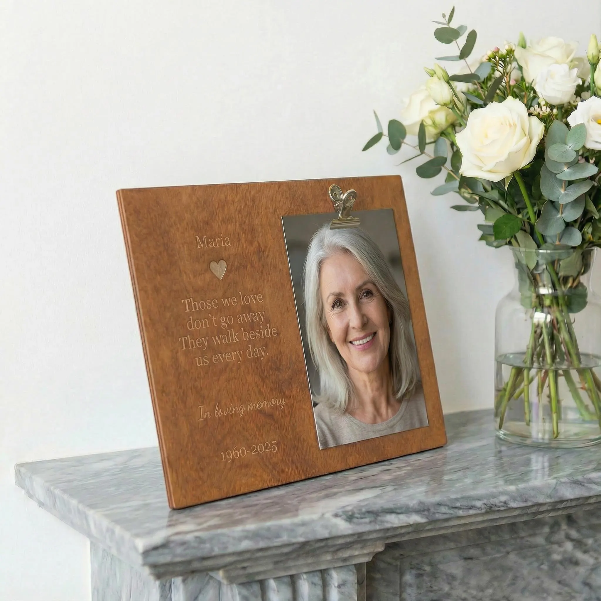 Mother Memorial Plaque, Sympathy Remembrance Wall Decor, Personalized Memorial Sign for Mom, Wooden Memory Keepsake of Mother - image 5
