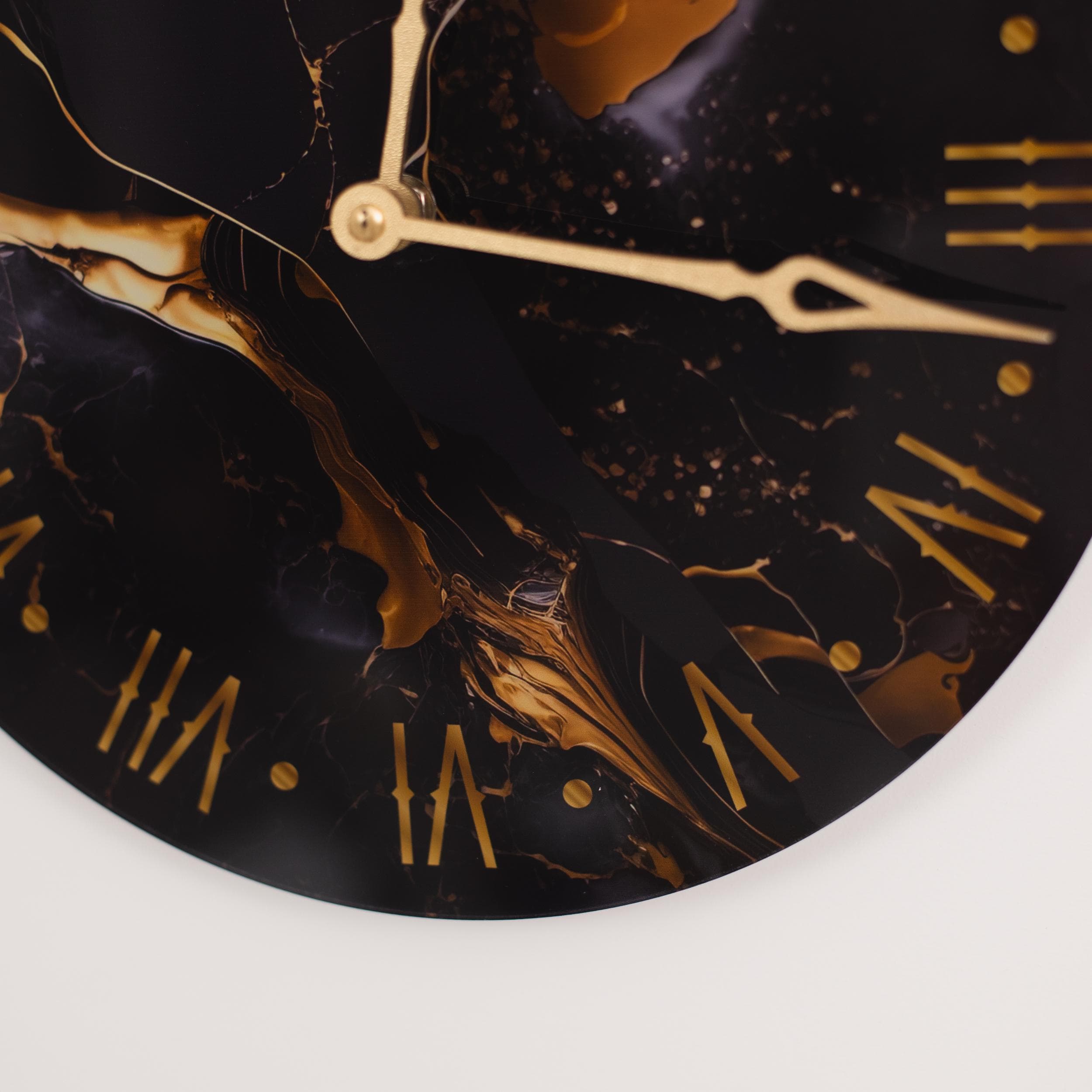 Modern wall clock kitchen, Unique wall clock,Design wall clock,Resin wall clock,Luxury wall clock,Aesthetic wall clock,Decorative wall clock - image 2