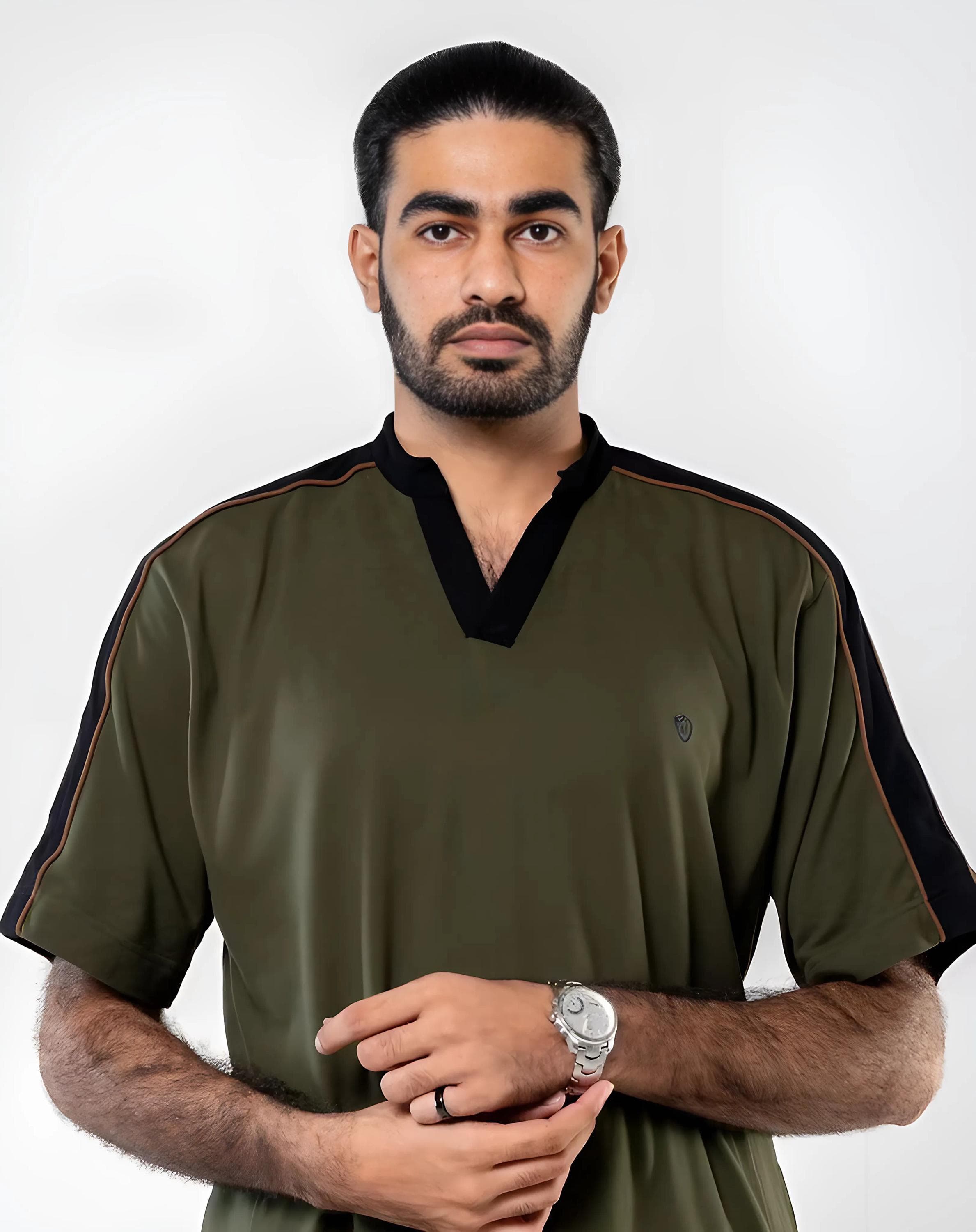 Men's Lacoste Jubba Thobe - Modern Islamic Prayer Robe
