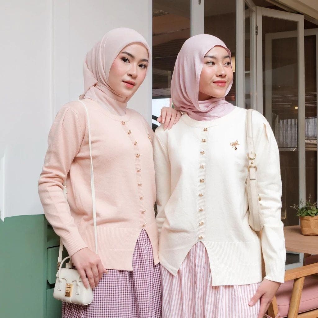 Button Knit Cardigan for Women