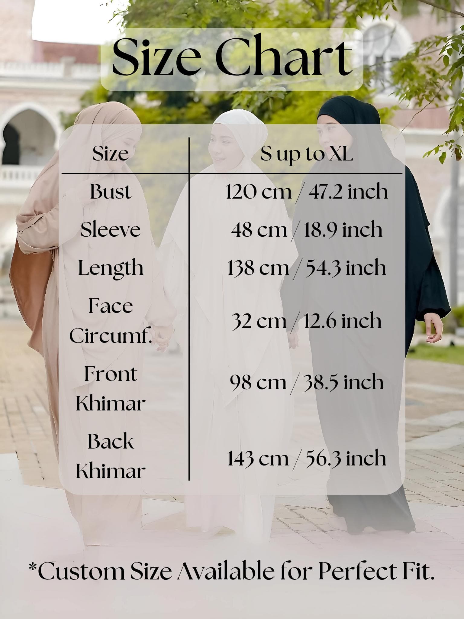 Belted Abaya Set: French Khimar & Niqab - Modest Islamic Prayer Dress - image 3