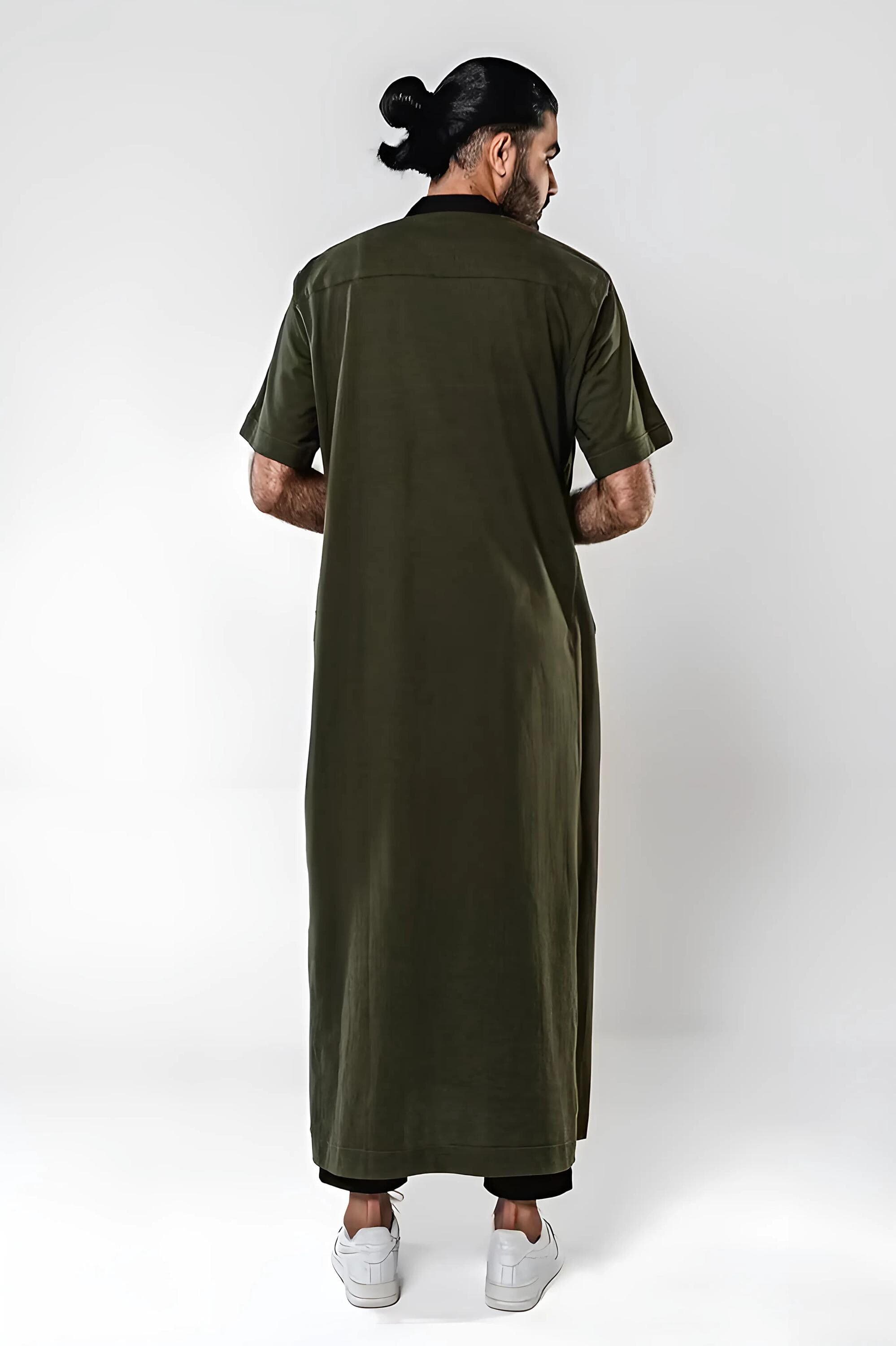 Men's Lacoste Jubba Thobe - Modern Islamic Prayer Robe - image 3