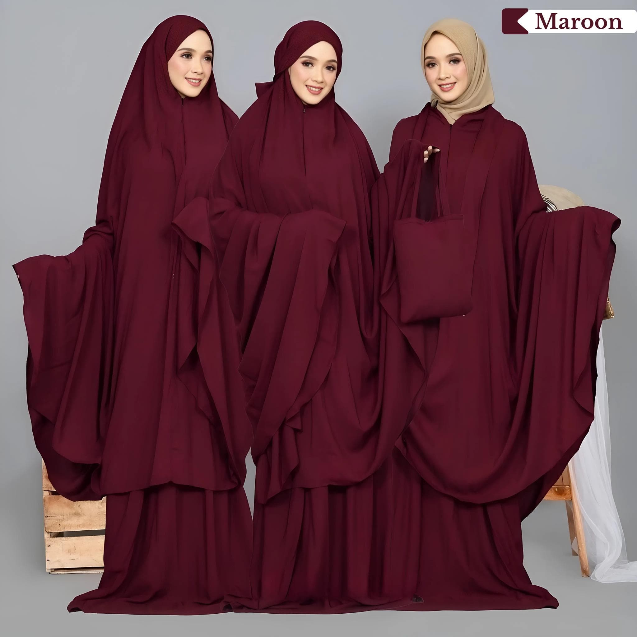 Rayon Janger Prayer Outfit: Versatile Modest Islamic Garment with Free Bag - image 3
