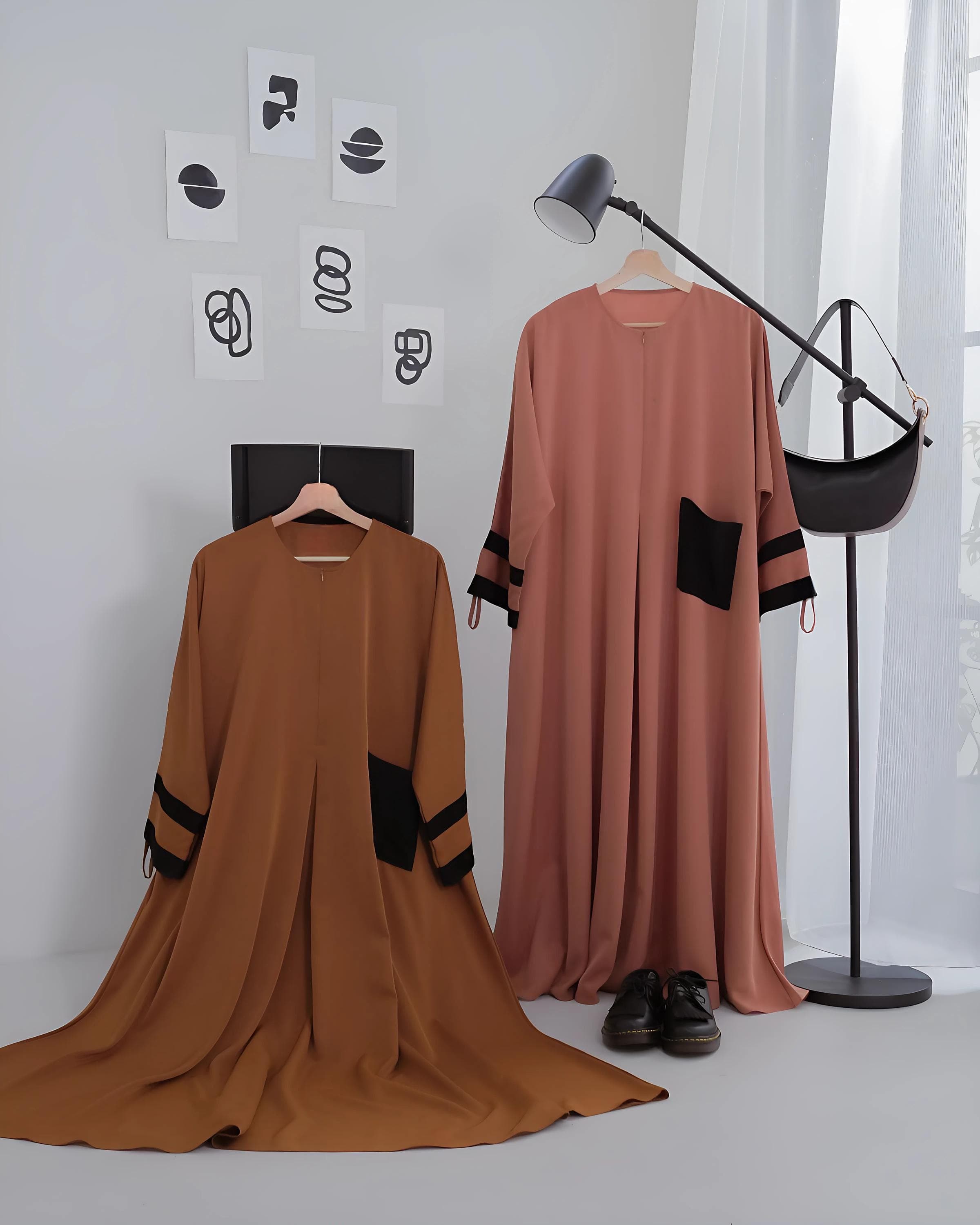 Batwing Abaya with French Khimar: Modest Muslim Prayer Outfit - image 3