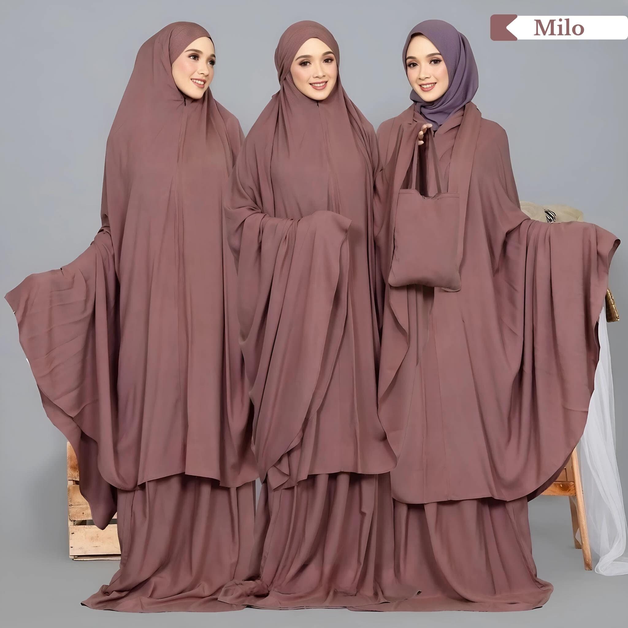 Rayon Janger Prayer Outfit: Versatile Modest Islamic Garment with Free Bag