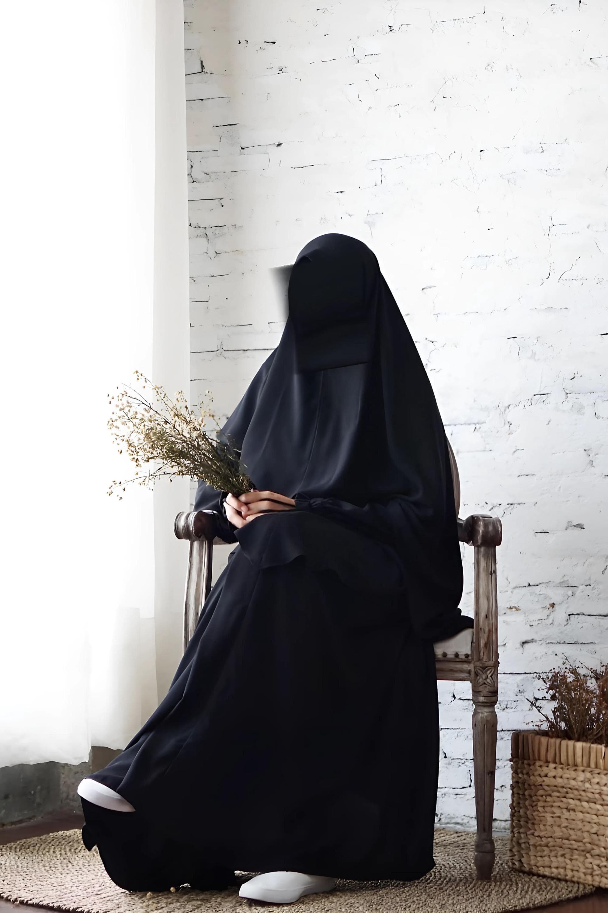 Anti-UV Abaya & Khimar Set: Islamic Women's Modest Outfit - image 5