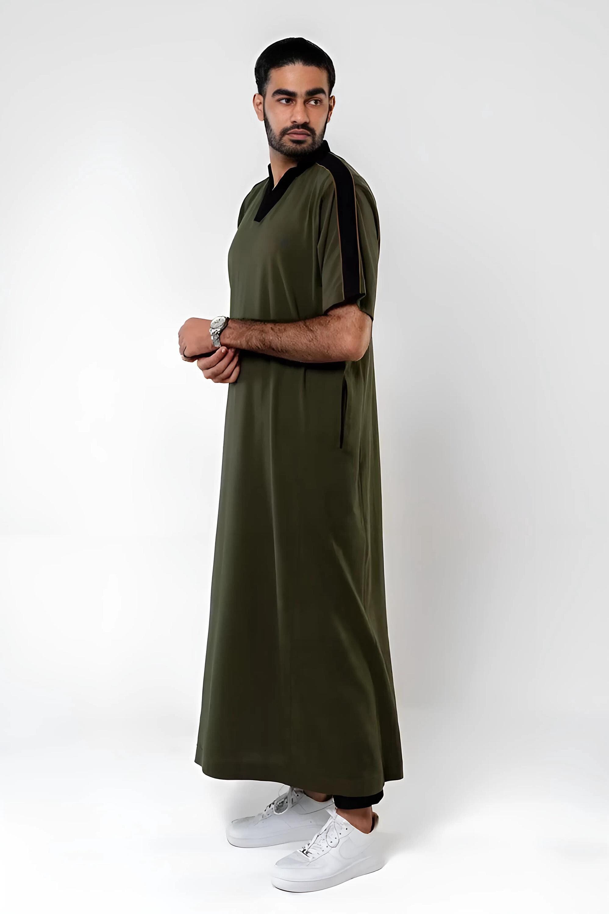 Men's Lacoste Jubba Thobe - Modern Islamic Prayer Robe - image 4