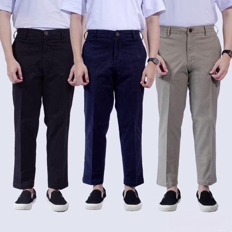 Men's Slim Fit Cotton Chino Pants | Everyday Trousers