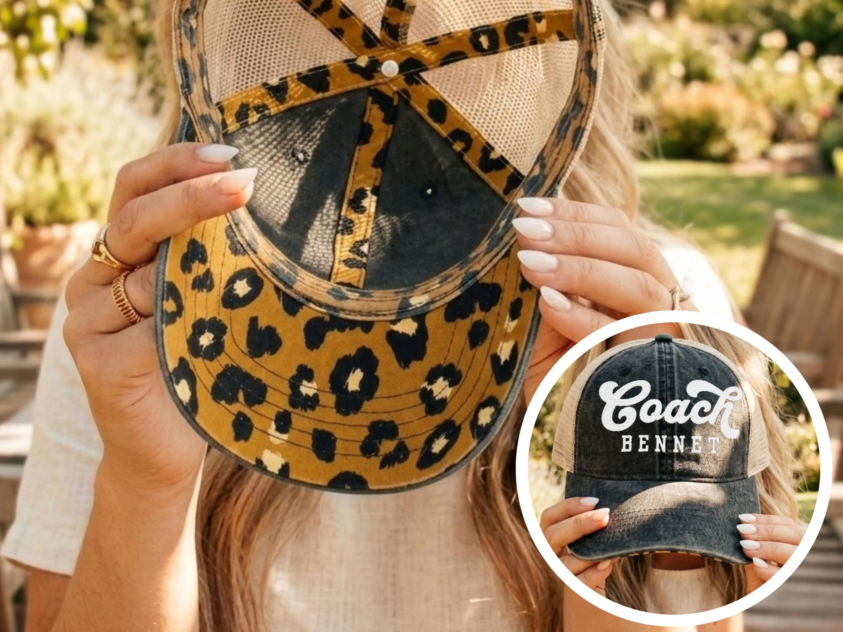 Personalized Coach Embroidered Hat, Custom Name Trucker Hat, Baseball Coach Gift, Sports Mom Hat, Team Coach Cap, Football Coach - image 5
