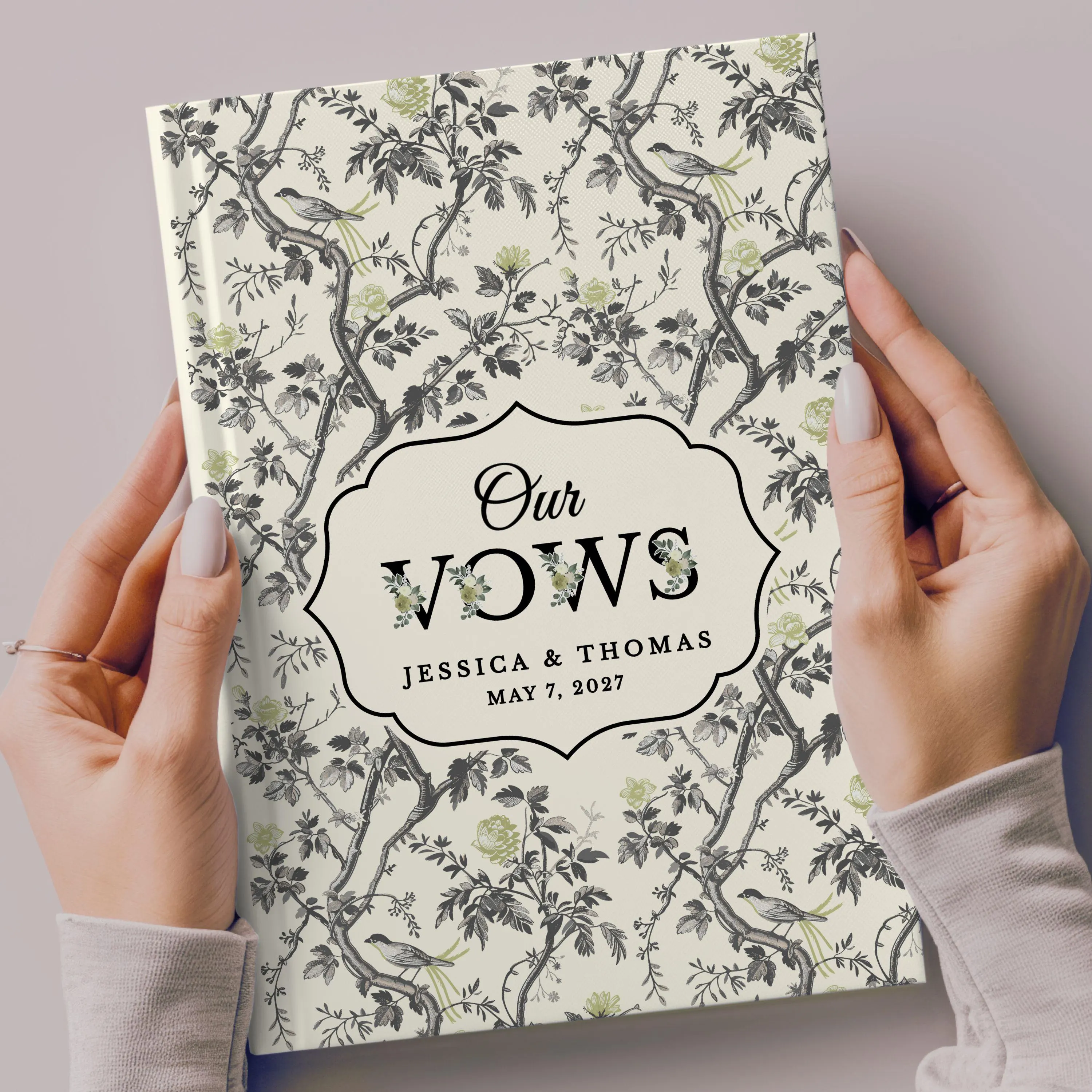 His and Her Vow Books (Sold Separately), Personalized Wedding Vow Book Set, Custom Hardcover Vow Books, Bride Groom Wedding Keepsake - image 3
