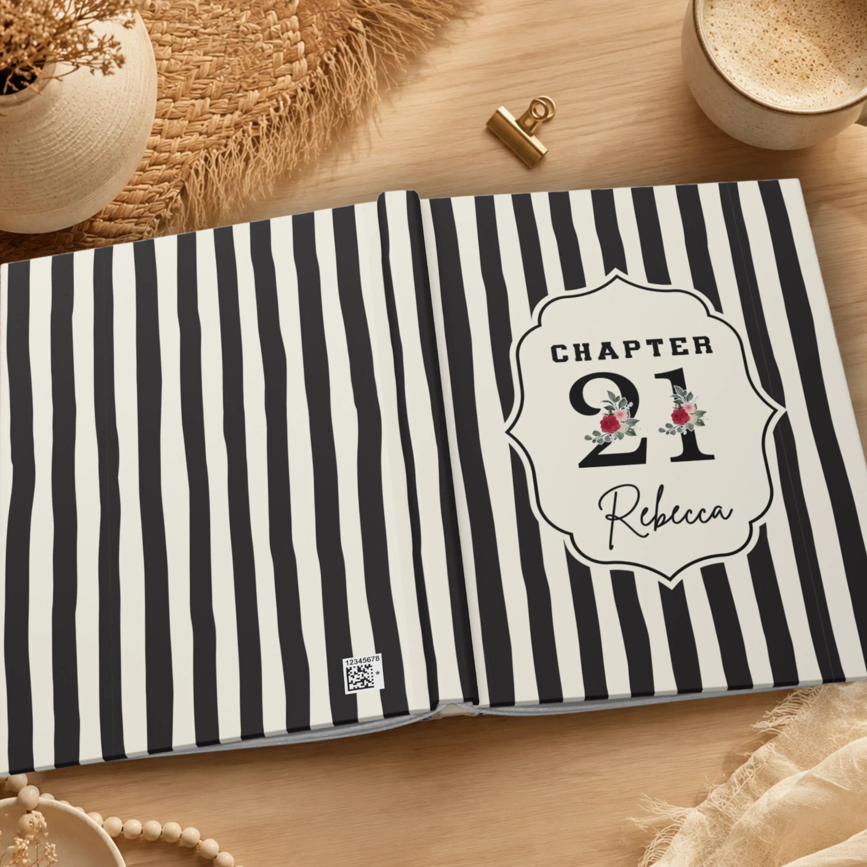 Personalized 21st Birthday Gift for Her • Chapter 21 Journal • Custom 21st Birthday Journal • Gift for Daughter • Best Friend Birthday Gift - image 5