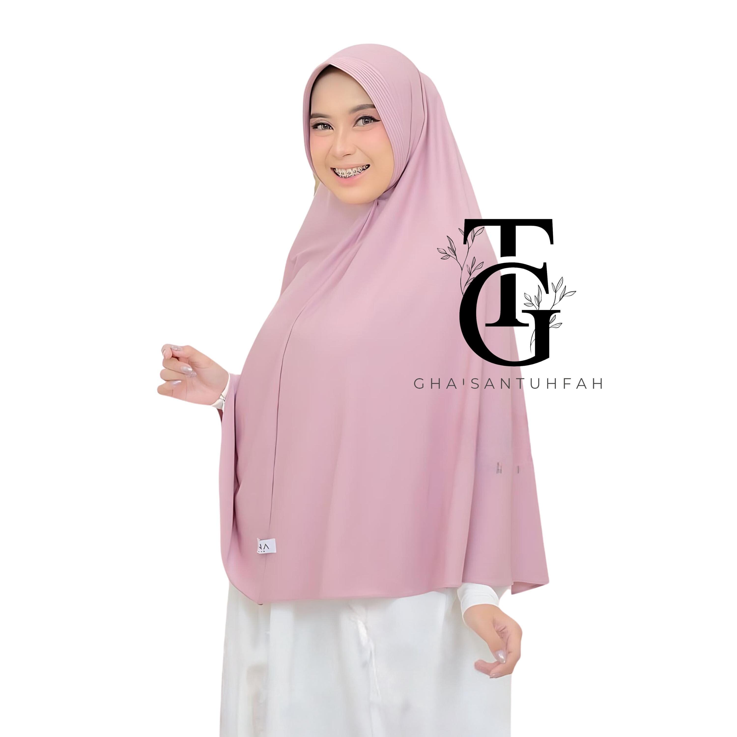 Hijab Bergo Instant Syari Pet Jersey, Solid Color Headscarf, Modest Islamic Scarf, Elegant Hijab Head Cover, Religious Headwear GT26 - image 4