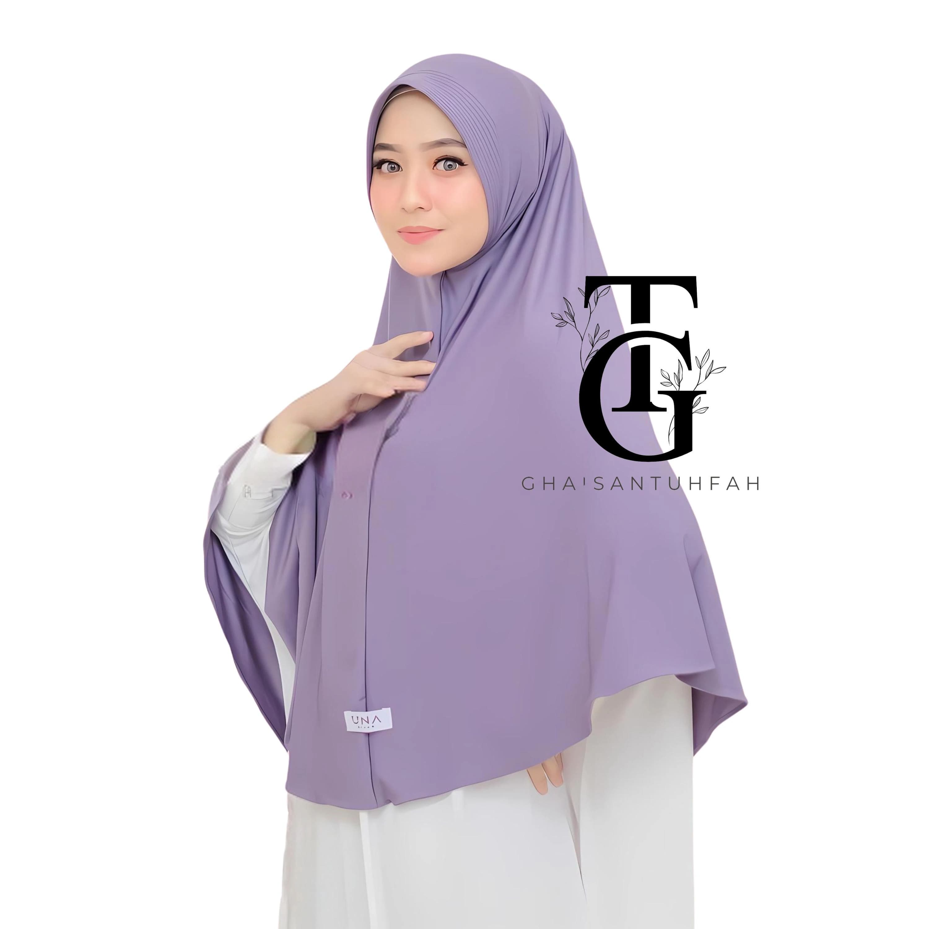Hijab Bergo Instant Syari Pet Jersey, Solid Color Headscarf, Modest Islamic Scarf, Elegant Hijab Head Cover, Religious Headwear GT25
