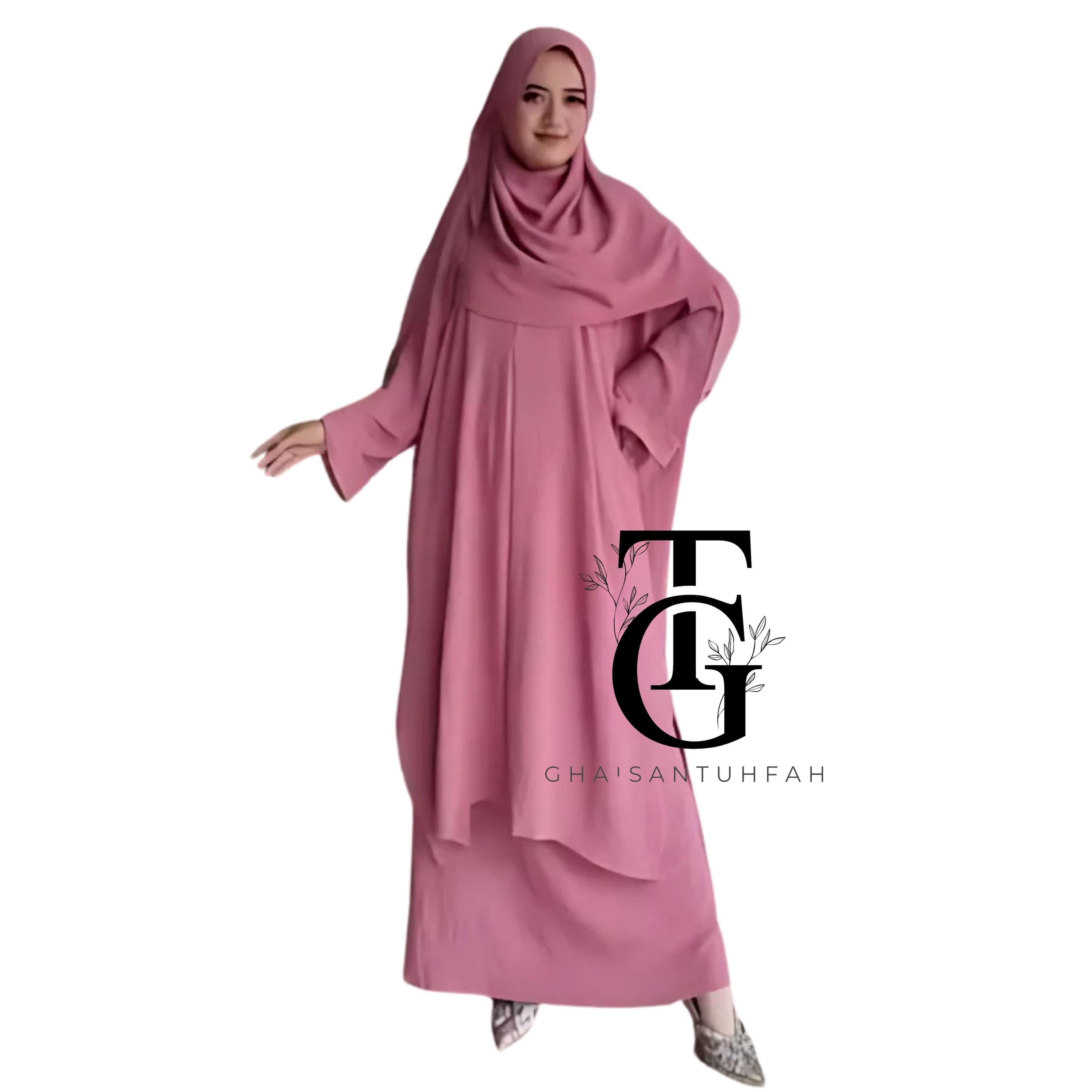 Muslim Women's Long Hijab Skirt Suit, Muslim dress, Modest Maxi Dress, Islamic Clothing, Traditional Robe, Ramadan Outfit, Islamic Gift GT46