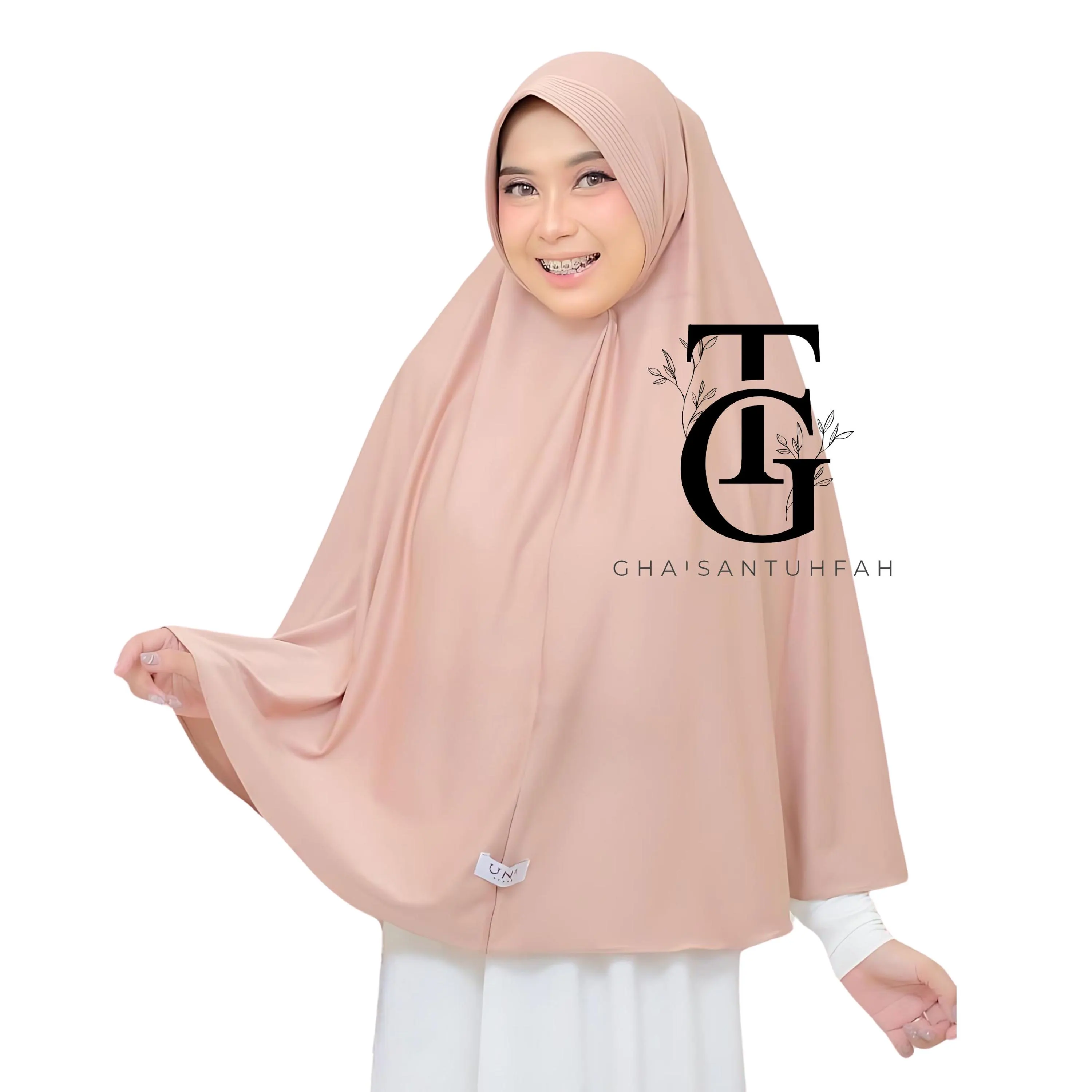 Hijab Bergo Instant Syari Pet Jersey, Solid Color Headscarf, Modest Islamic Scarf, Elegant Hijab Head Cover, Religious Headwear GT26 - image 5